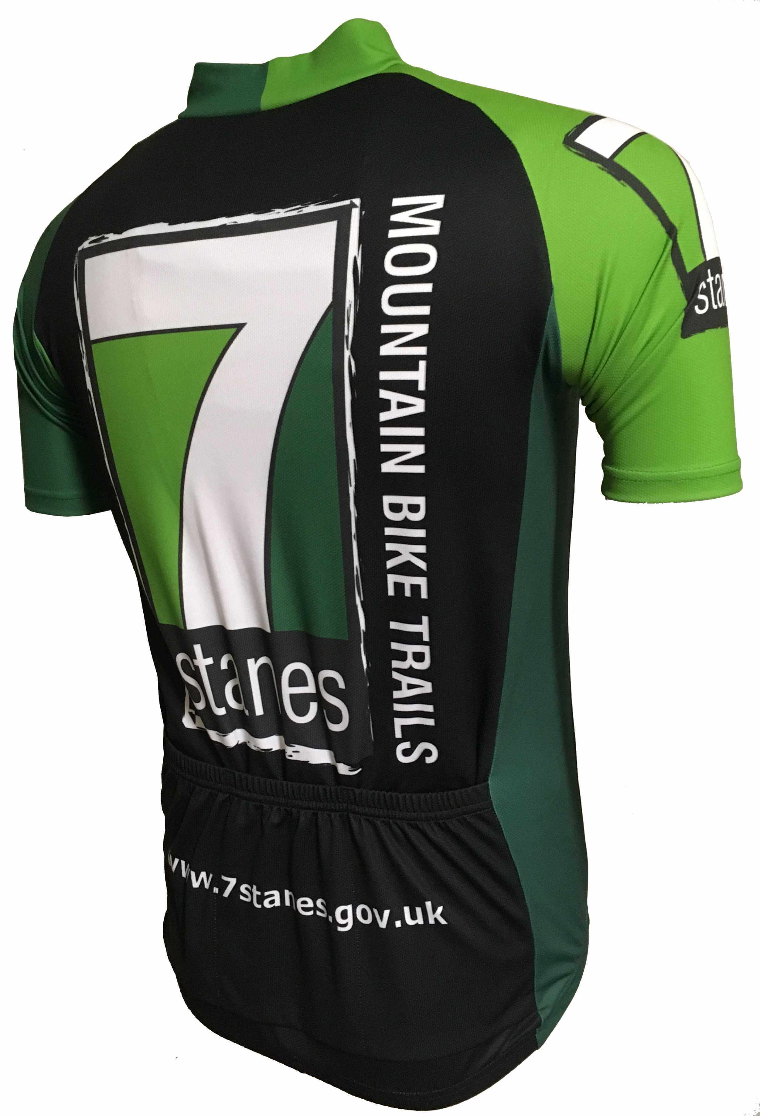 7Stanes Kids Road Cycling Jersey Back