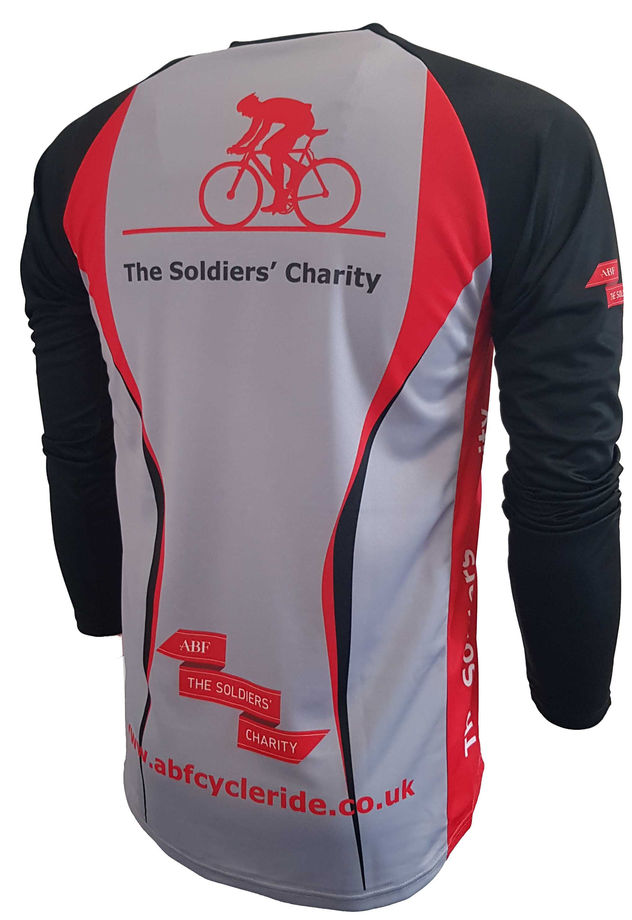 ABF The Soldiers Charity Enduro Cycling Jersey Back