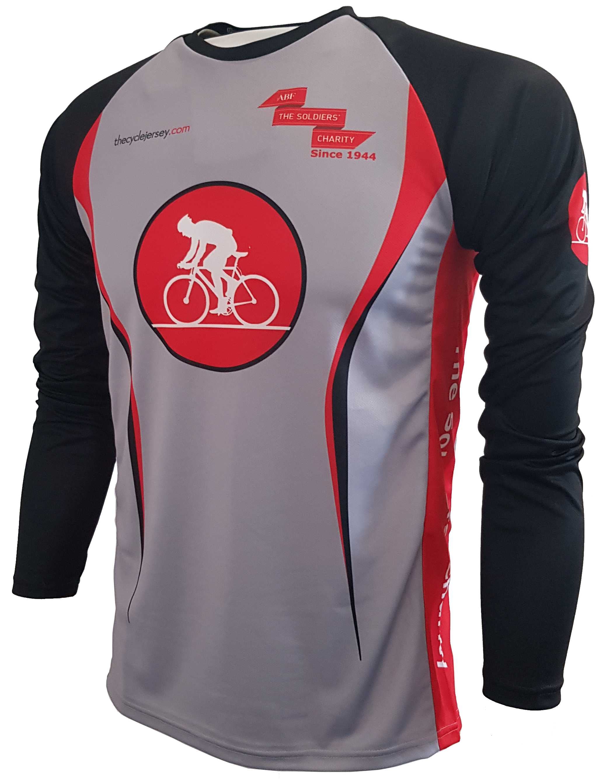 ABF The Soldiers Charity Enduro Cycling Jersey Front 