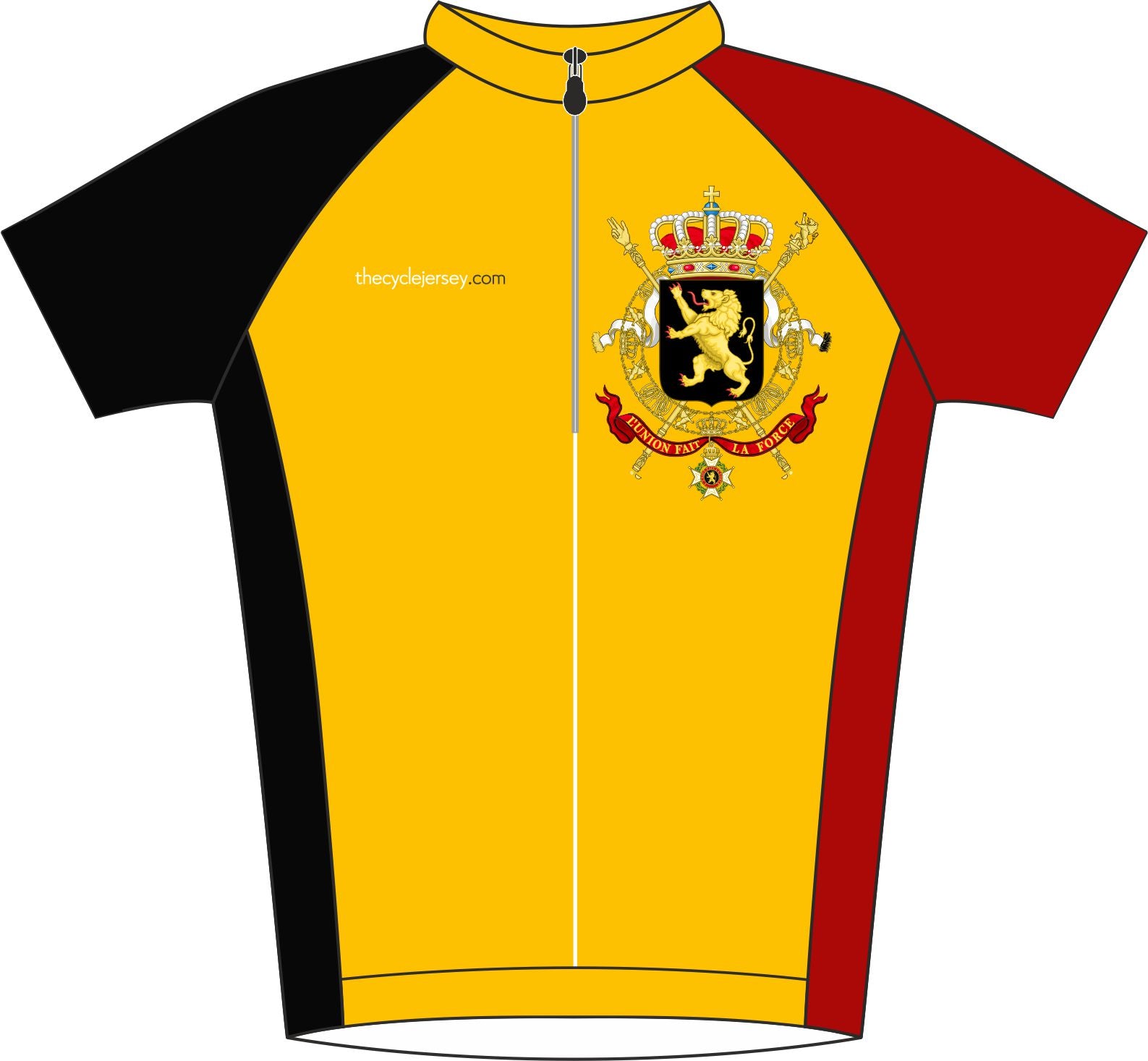 Belgium Road Cycle Jersey Front