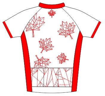 Canada Road Cycling Jersey Back