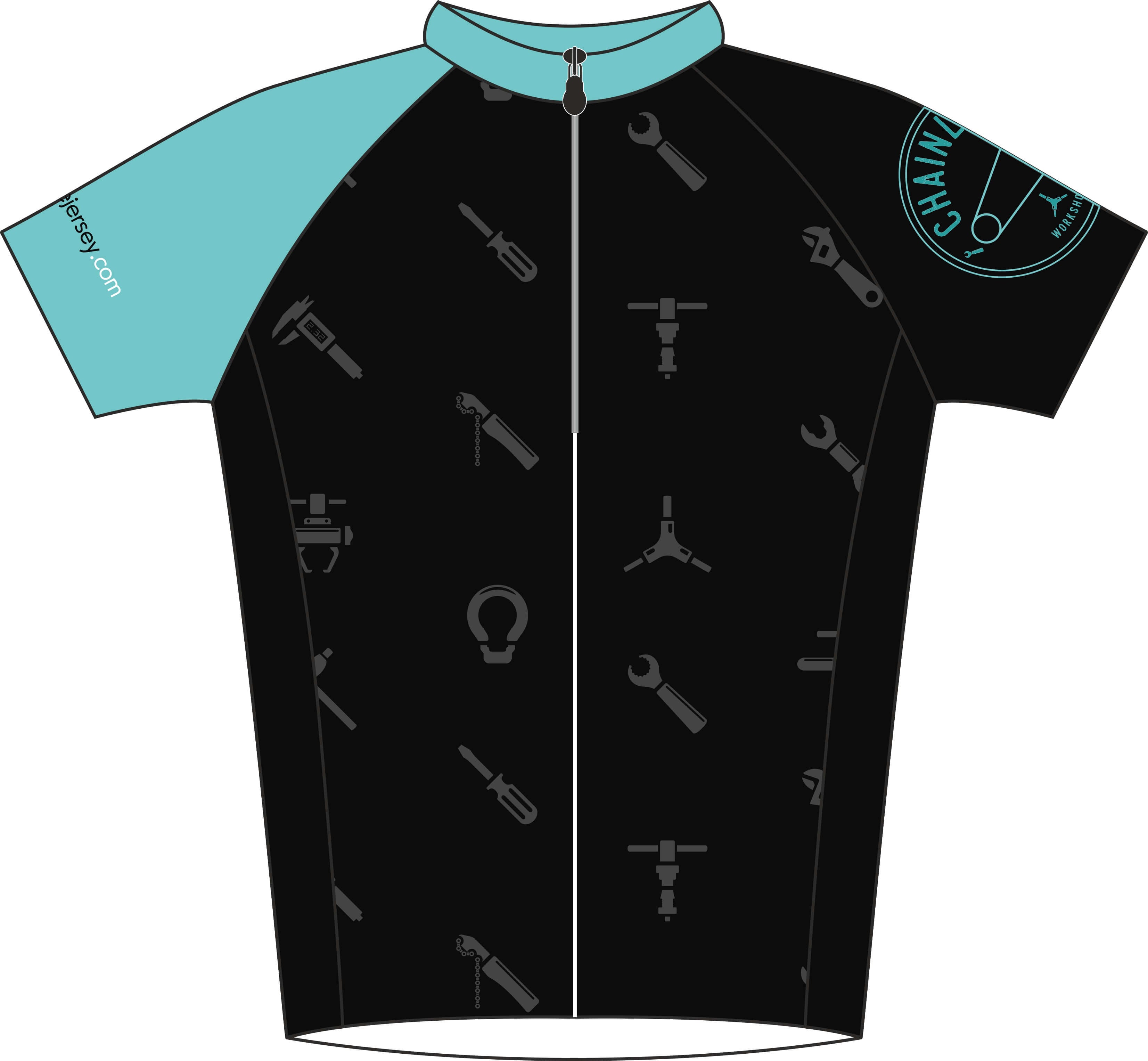 Chainline Workshop Training Road Jersey Front