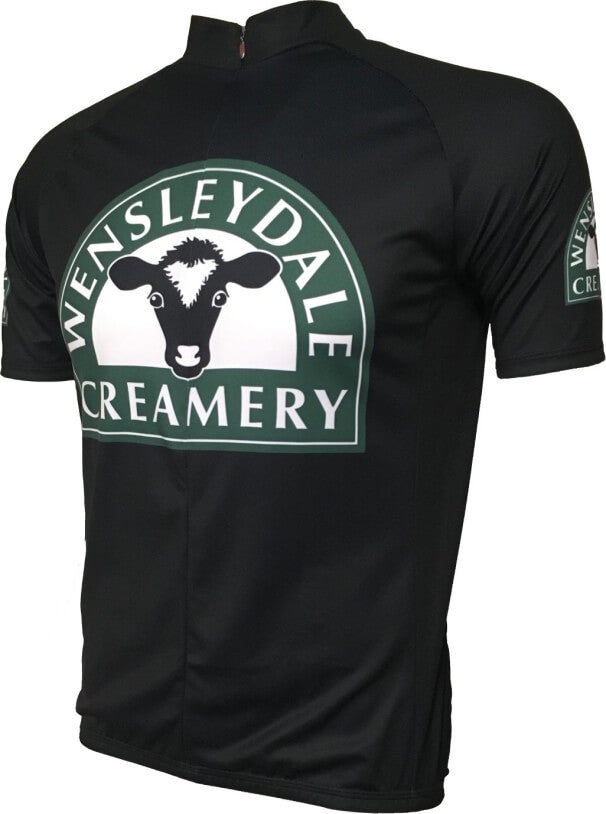 Wensleydale Cheese Creamery Kids Road Cycling Jersey Front 