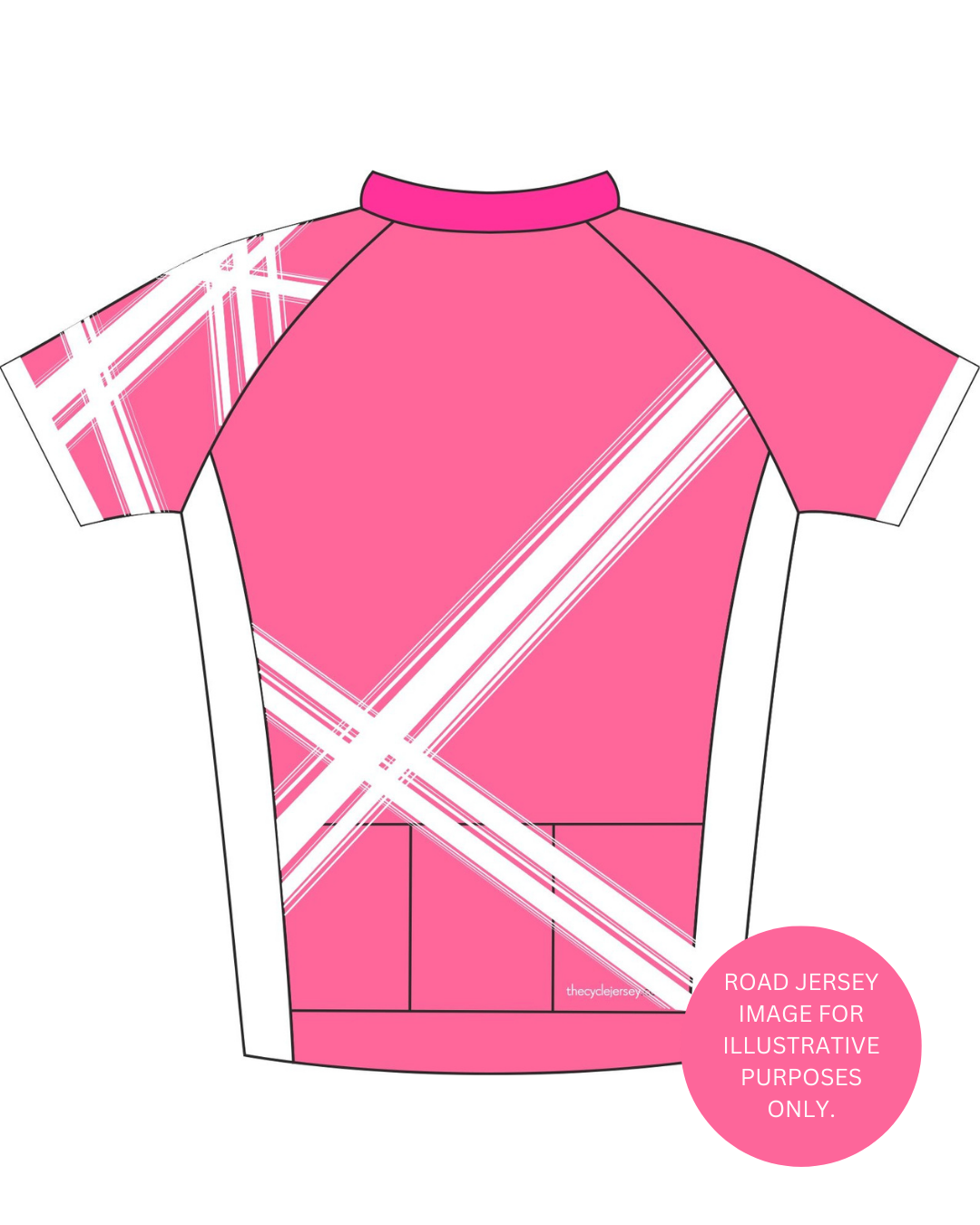 Criss Cross Pink Enduro Jersey