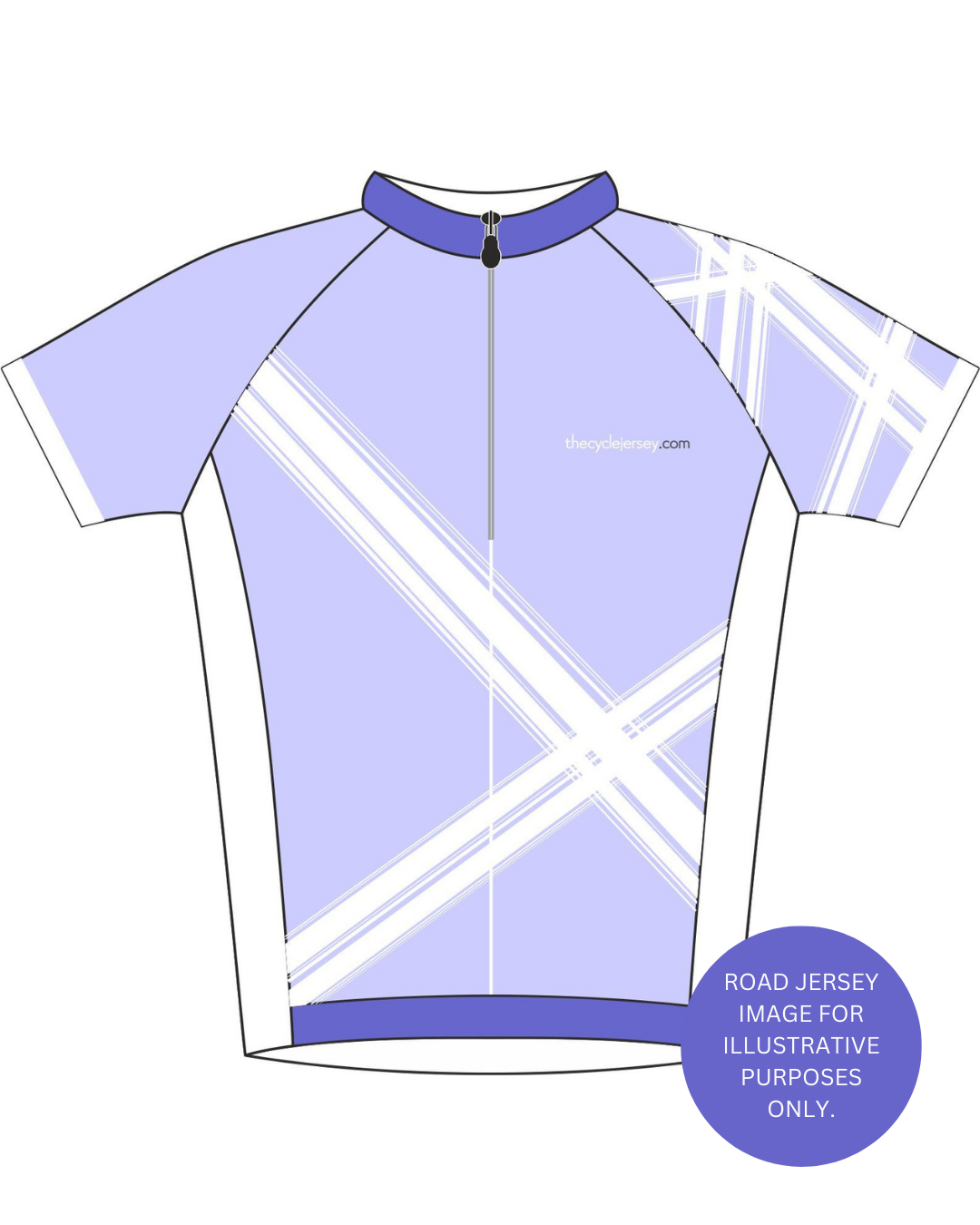 Criss Cross Lilac Enduro Jersey