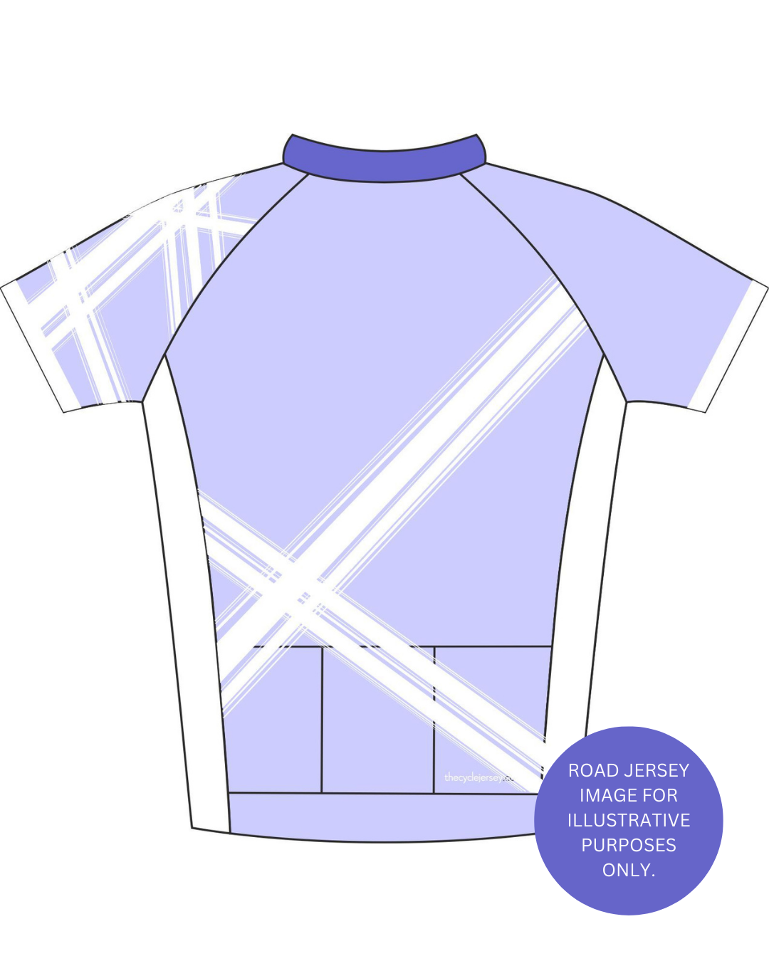Criss Cross Lilac Enduro Jersey
