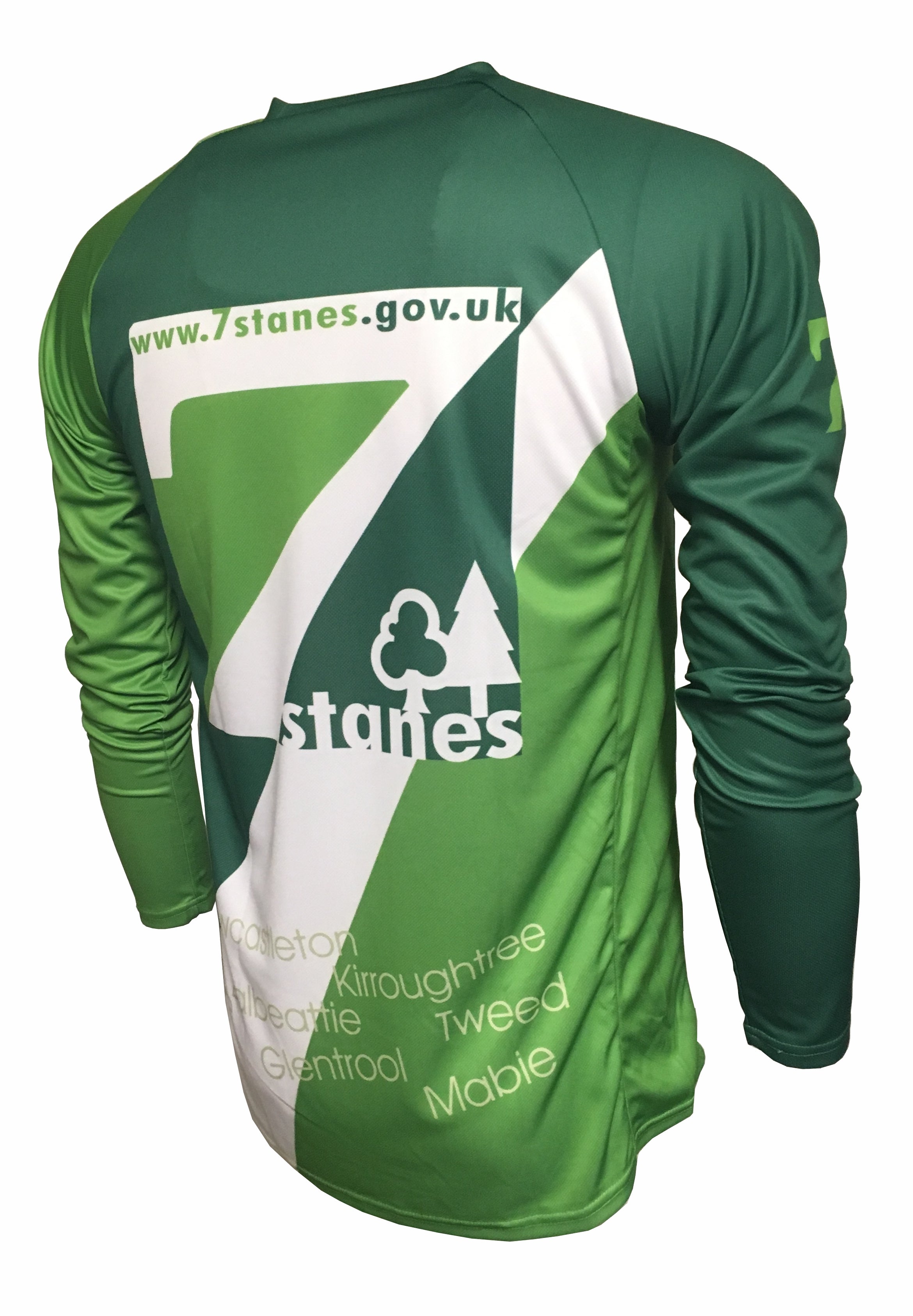 7Stanes Classic Enduro Cycling Jersey Back