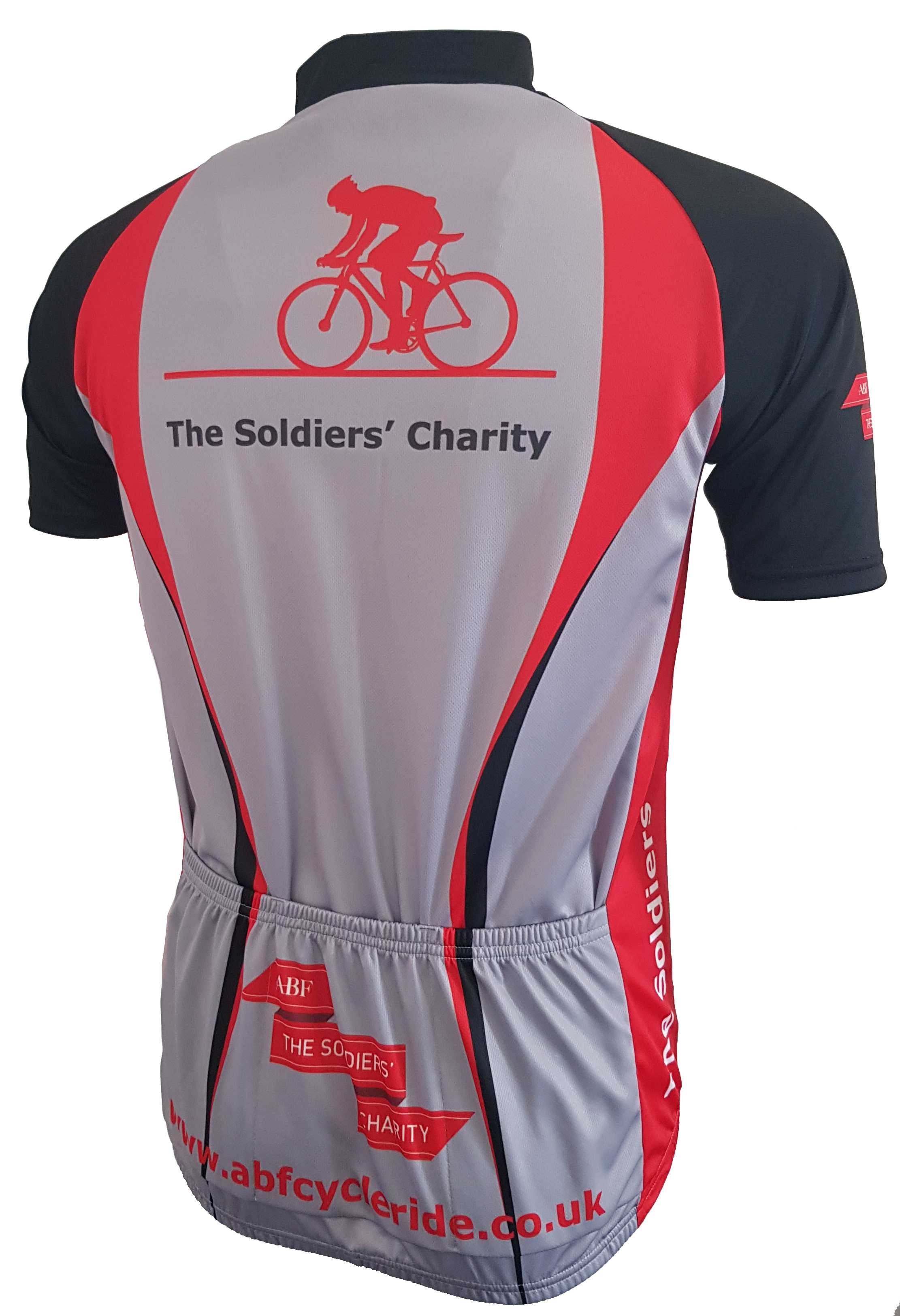 ABF The Soldiers Charity Road Cycling Jersey Back