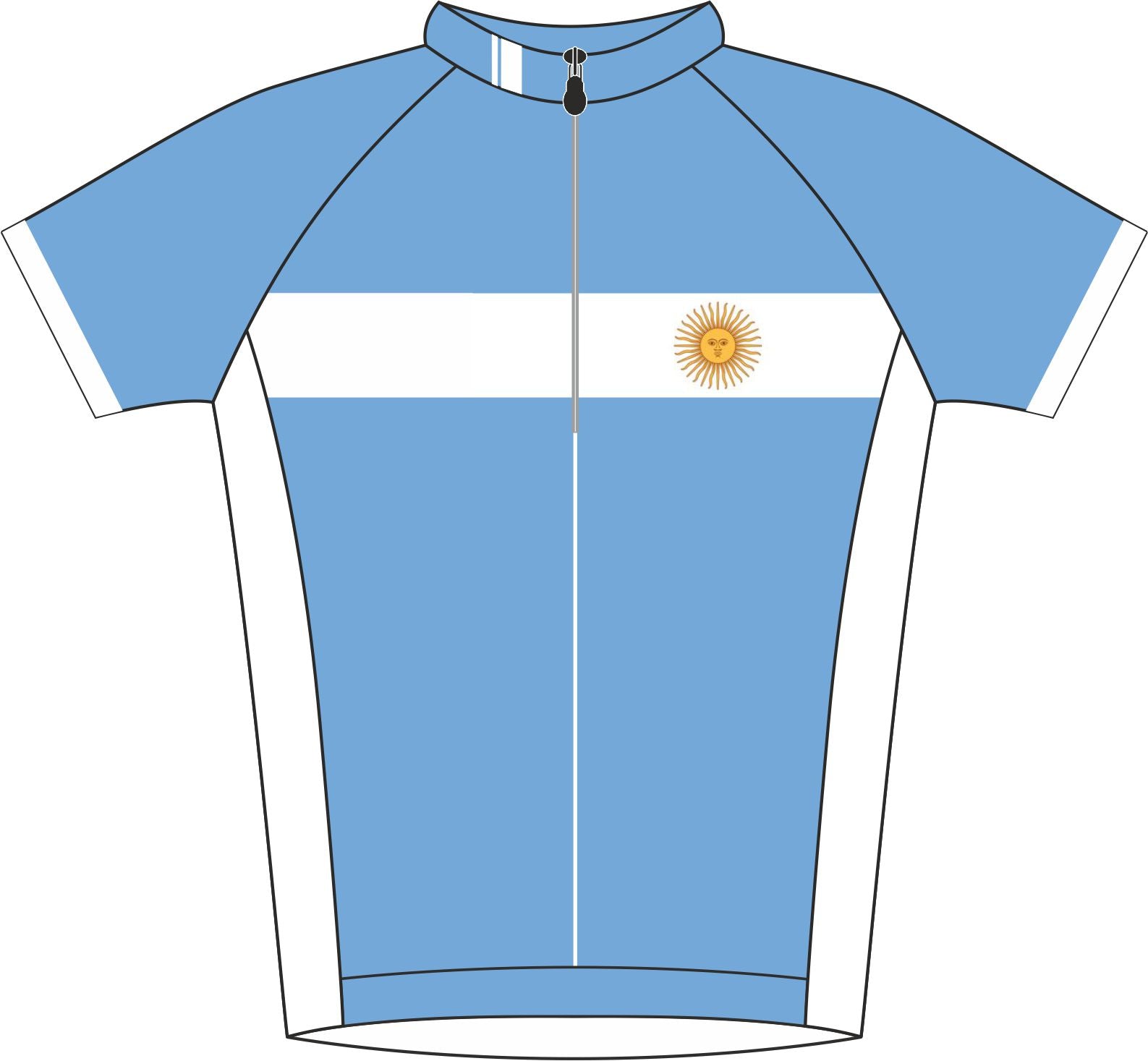 Argentina Road Cycing Jersey Front