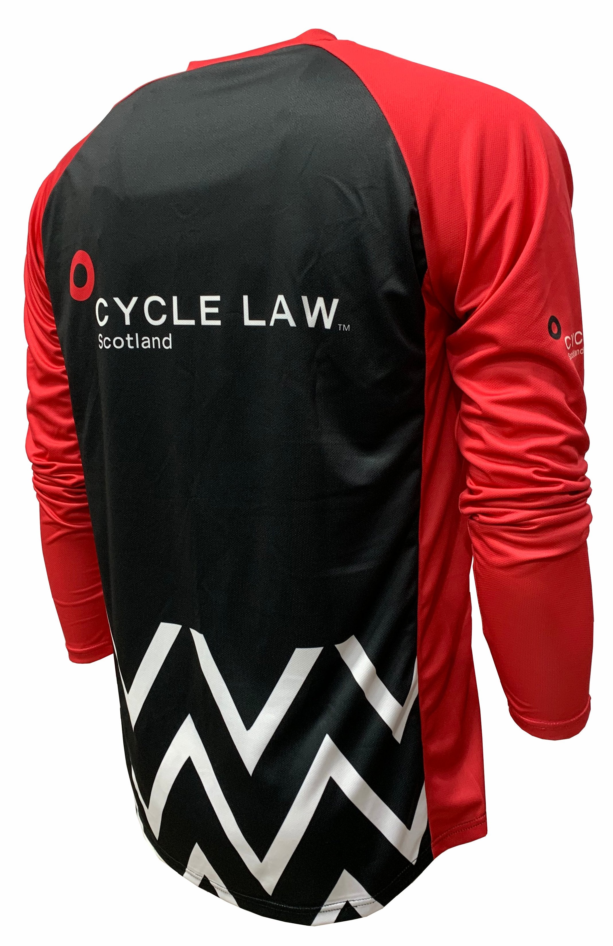 Cycle Law Scotland Enduro Cycling Jersey Back