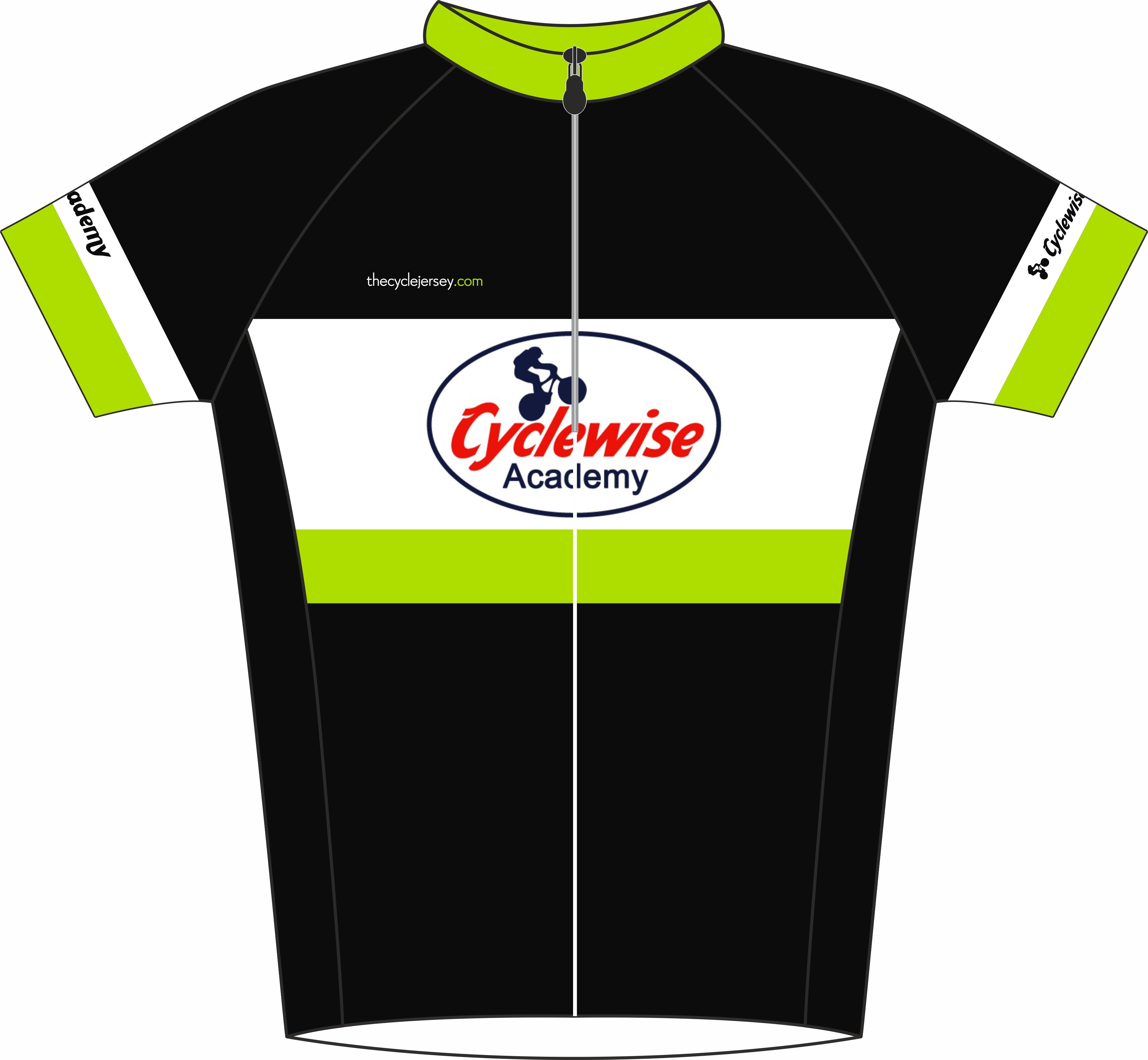 Cyclewise Academy Road Cycling Jersey Front