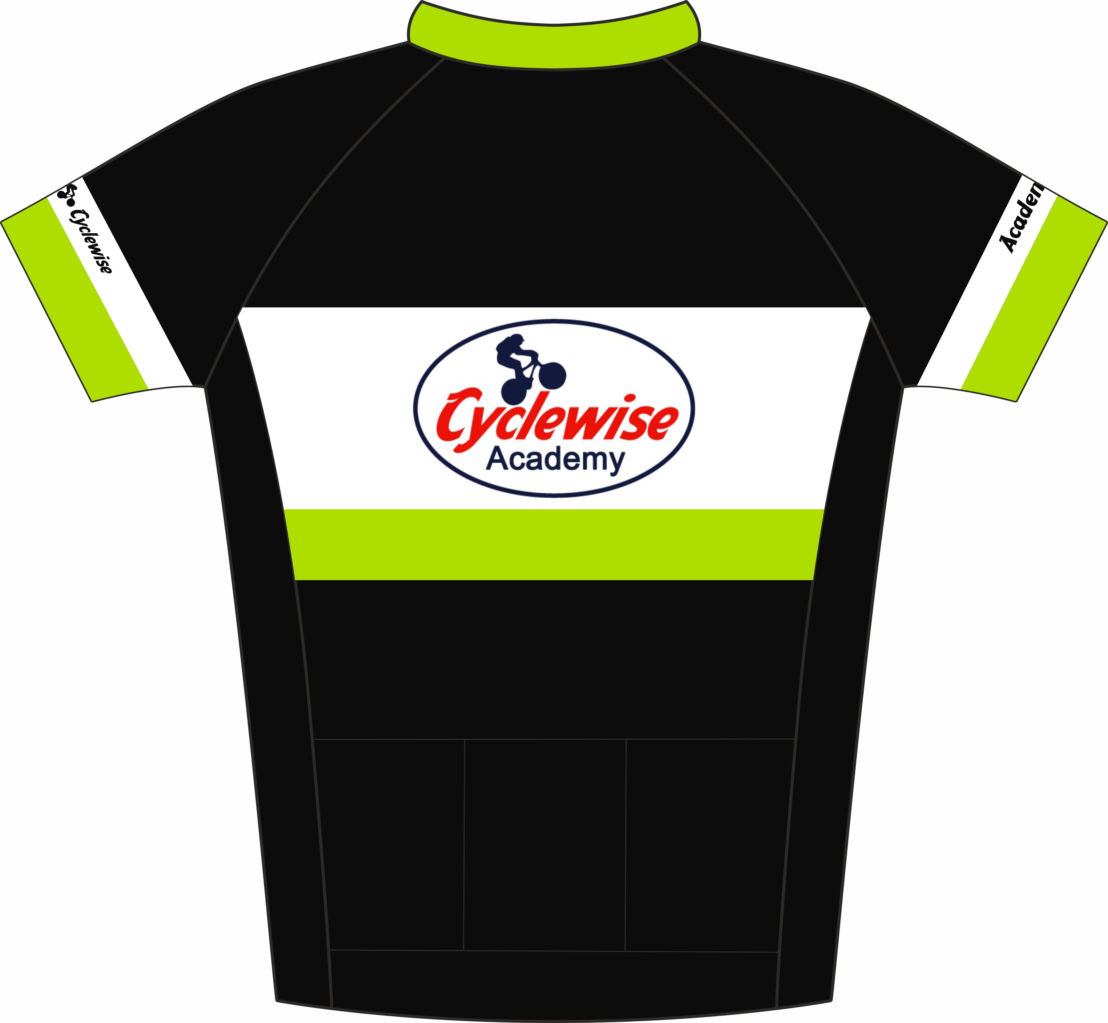 Cyclewise Academy Road Cycling Jersey Back