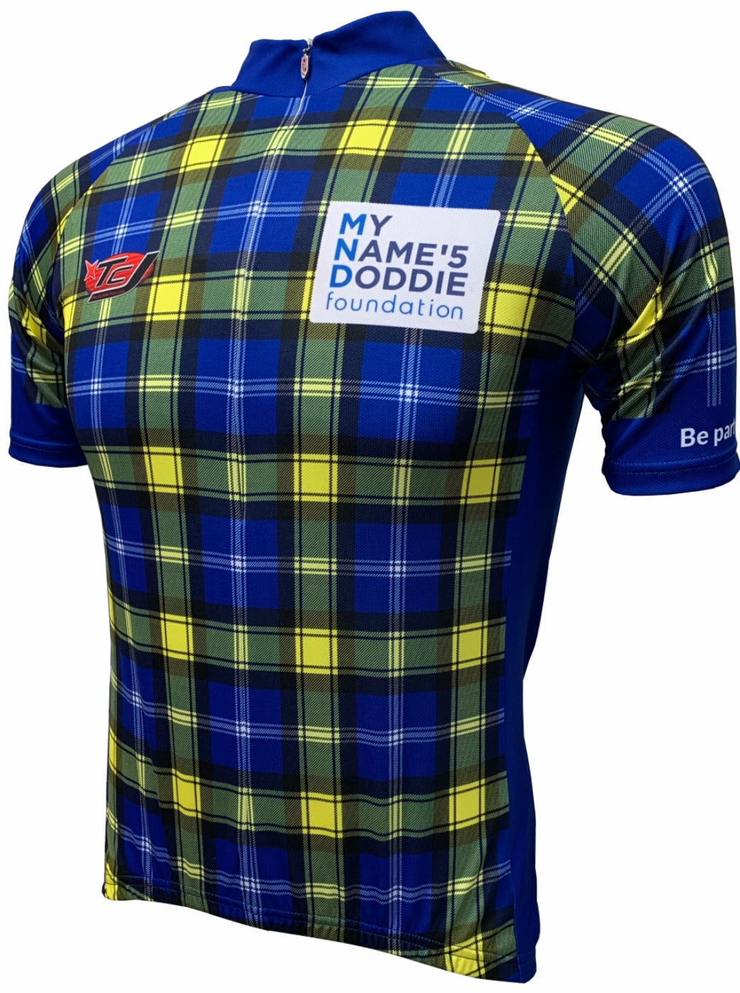 Doddie Tartan Road Cycling Jersey Front 