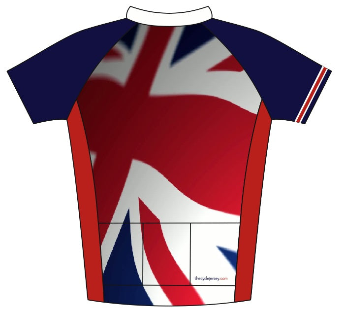 Great Britain Road Jersey Back