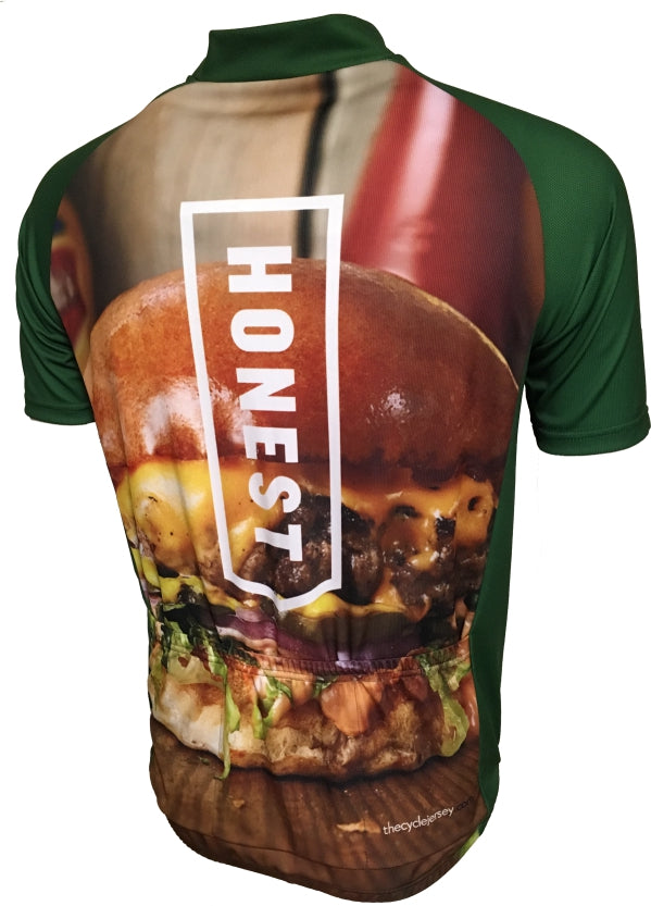Honest Burgers Kids Road Cycling JerseyBack
