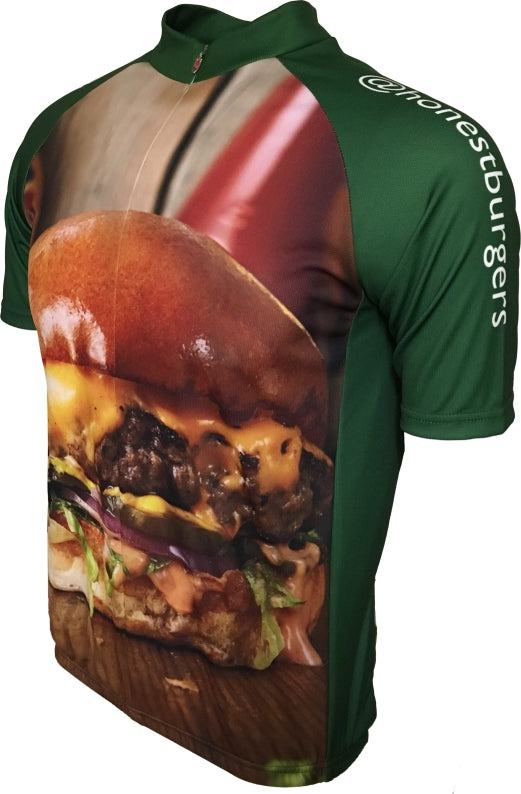 Honest Burgers Kids Road Cycling Jersey Front