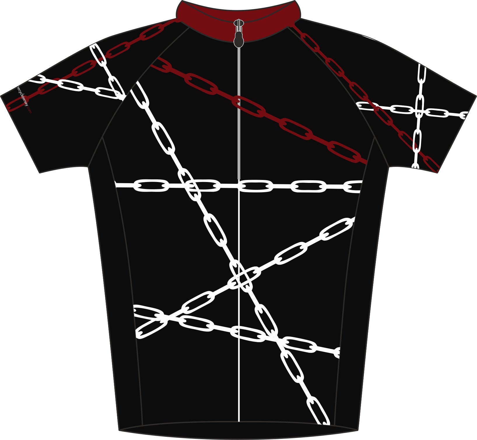 Tangled Chains Road Cycle Jersey Front