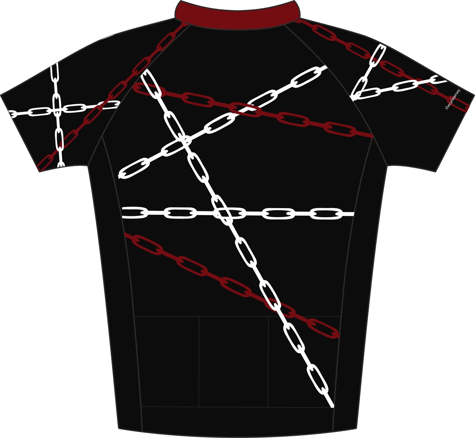 Tangled Chains Road Cycle Jersey Back