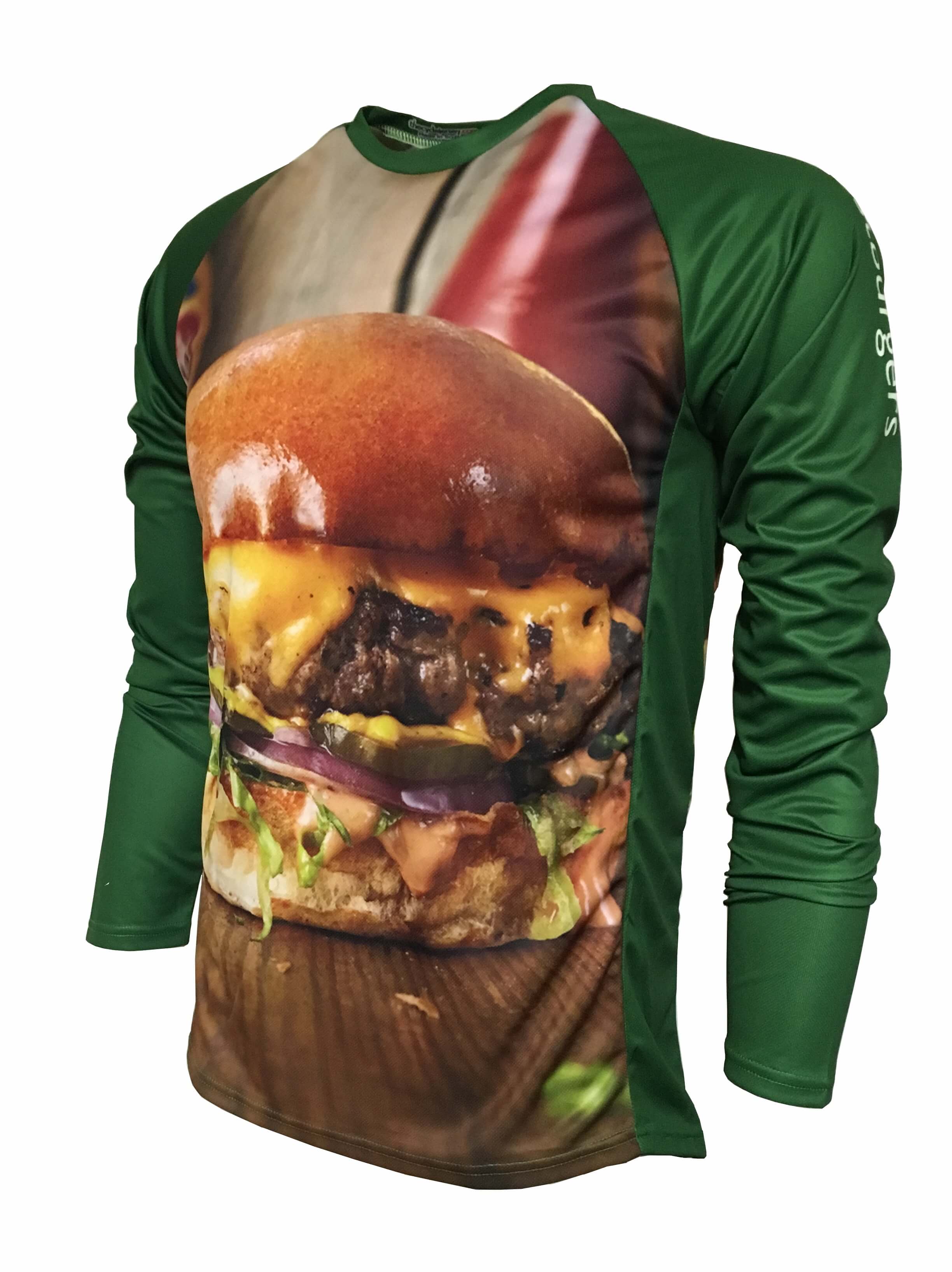 Honest Burgers Kids Enduro Cycling Jersey Front
