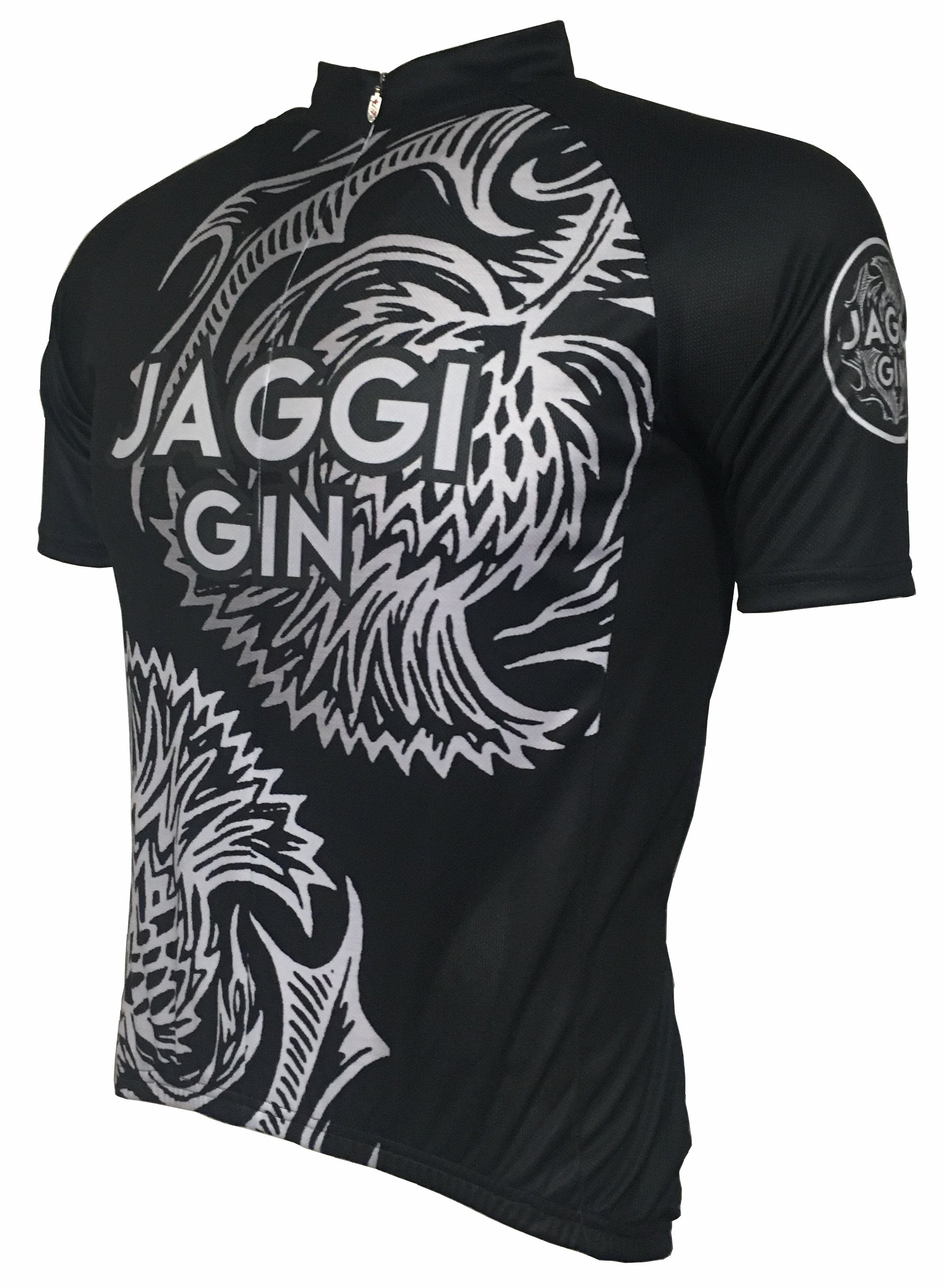 Jaggi Gin Grey Road Cycling Jersey Front