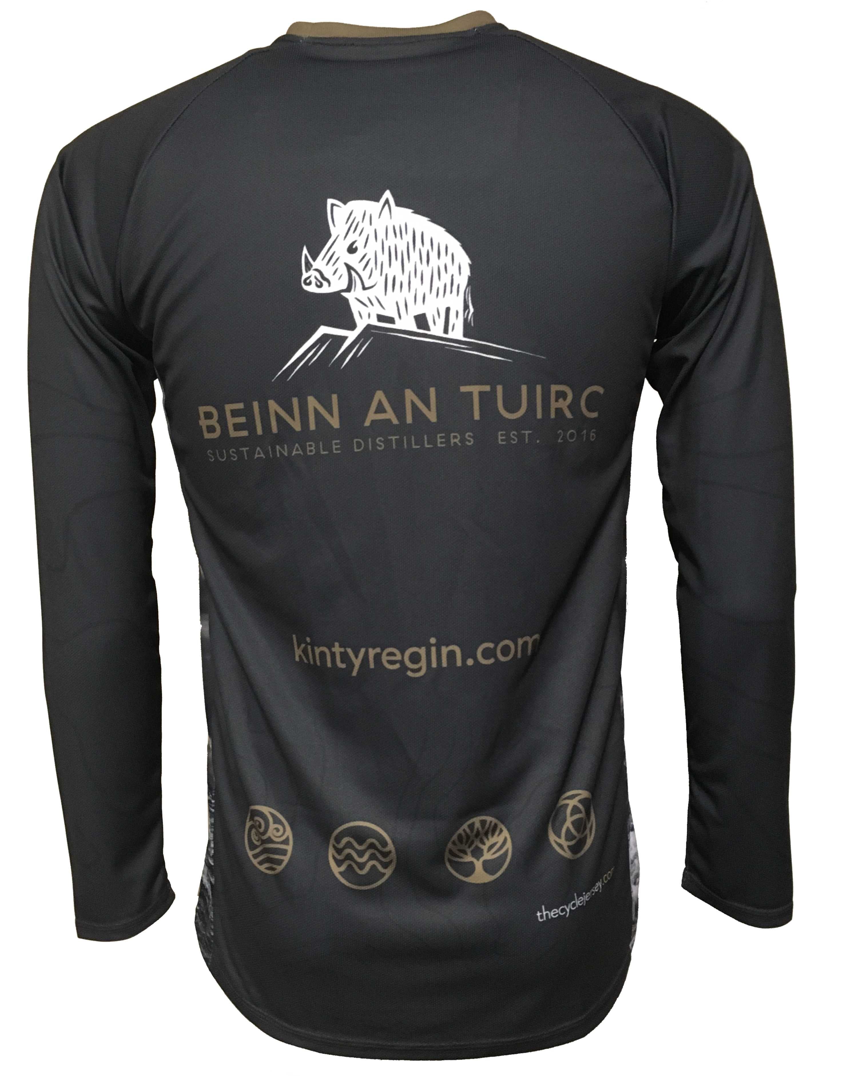 Kintyre Gin Enduro Cycling Jersey Back