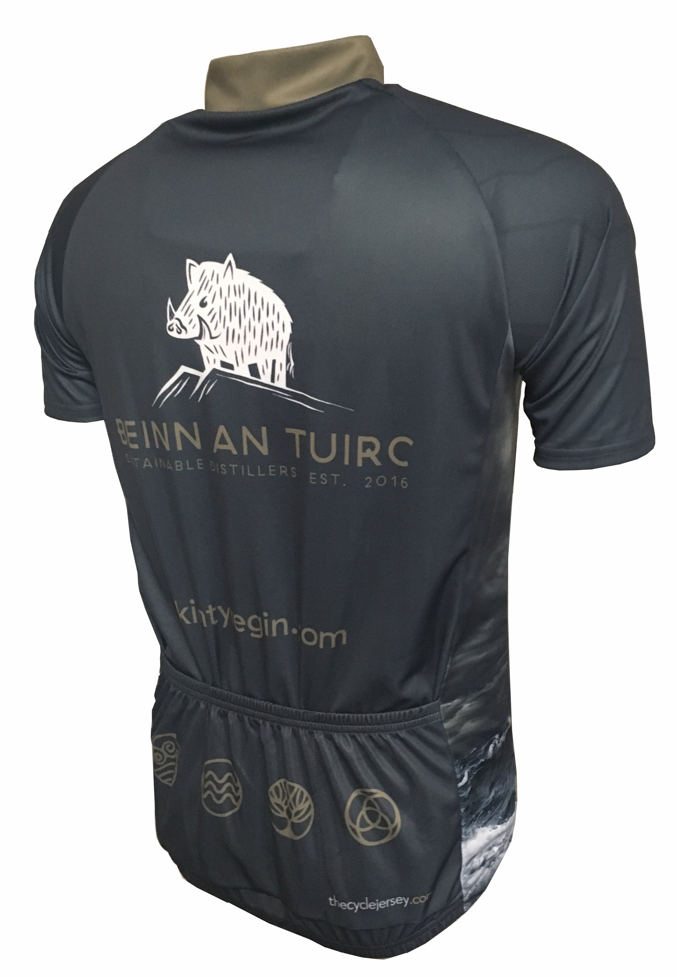 Kintyre Gin Road Cycling Jersey Back