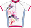 Kids Floral Design Cycle Jersey Front