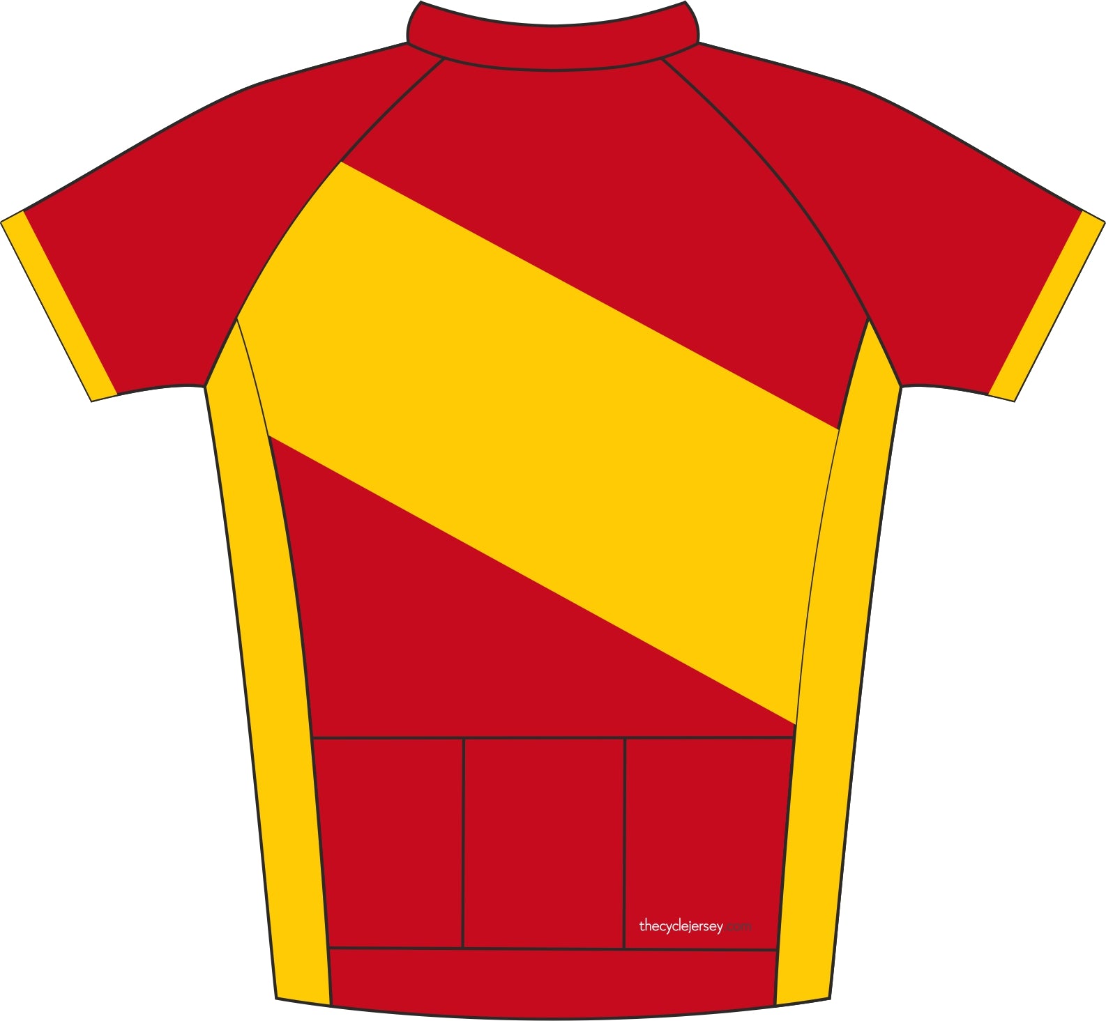 La Vuelta Espana Road Cycling Jersey Back