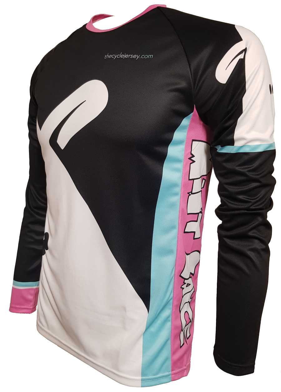 Mint Sauce Black Enduro Jersey Front 