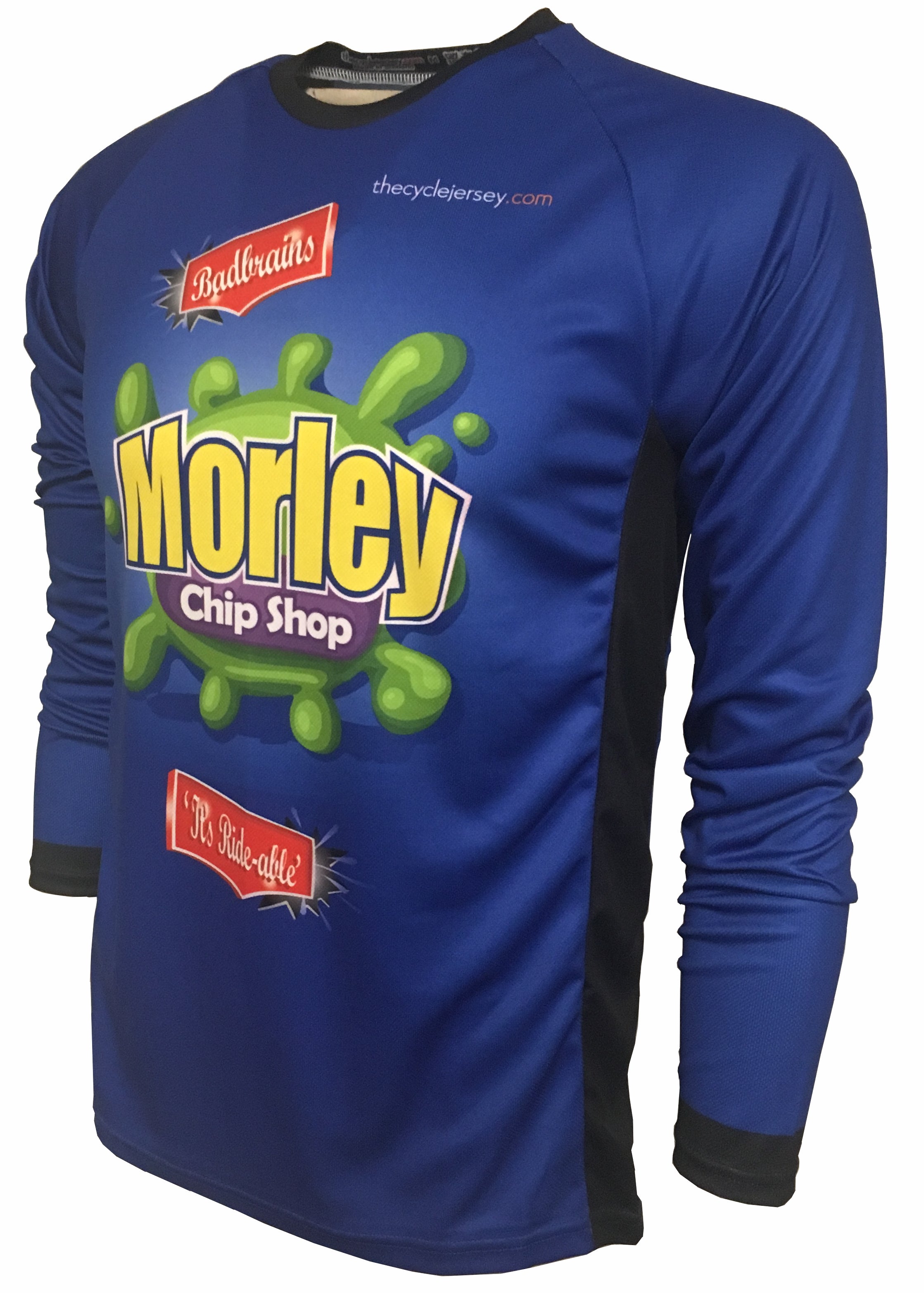 Morley Chip Shop Kids Enduro Cycle Jersey Front