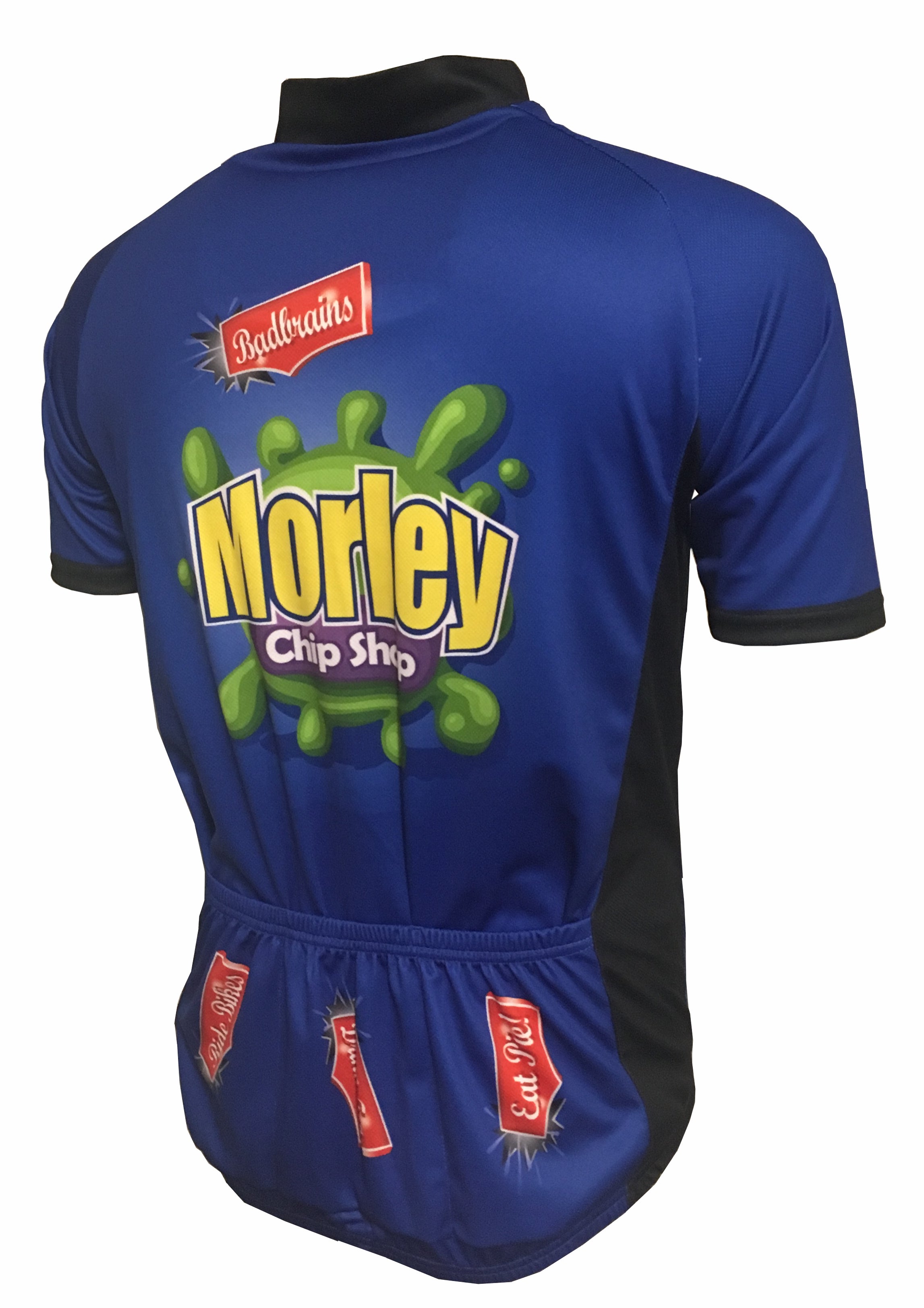 Morley Chip Shop Kids Road Cycle Jersey Back