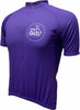 Nairn's Oatcakes Kids Purple Cycle Jersey Front