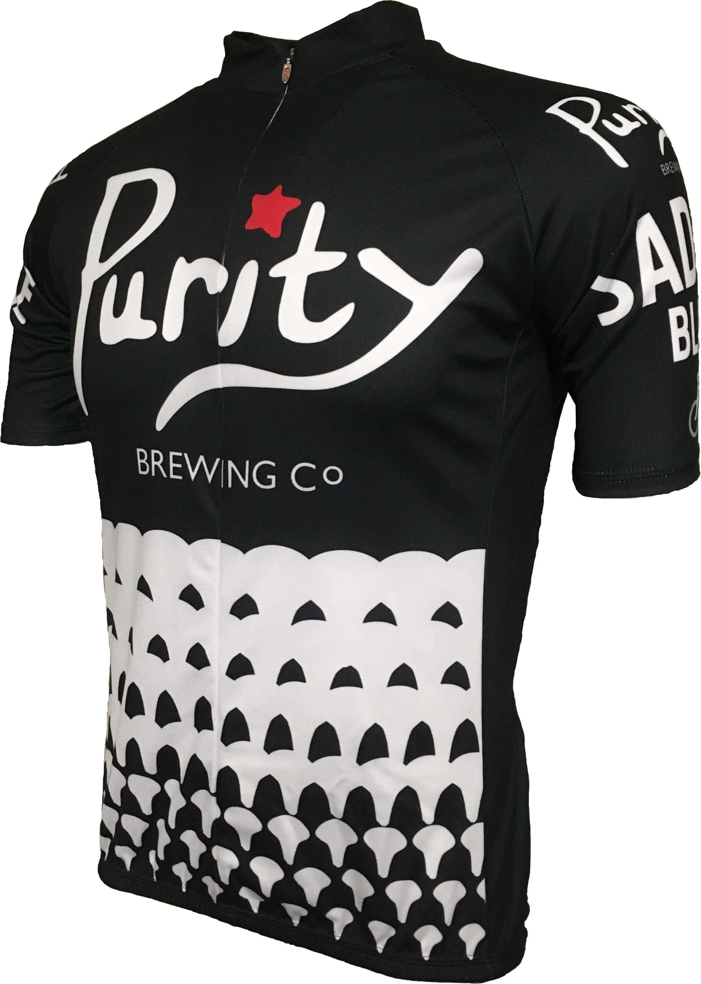 Purity Brewery Saddle Black Road jersey Front 