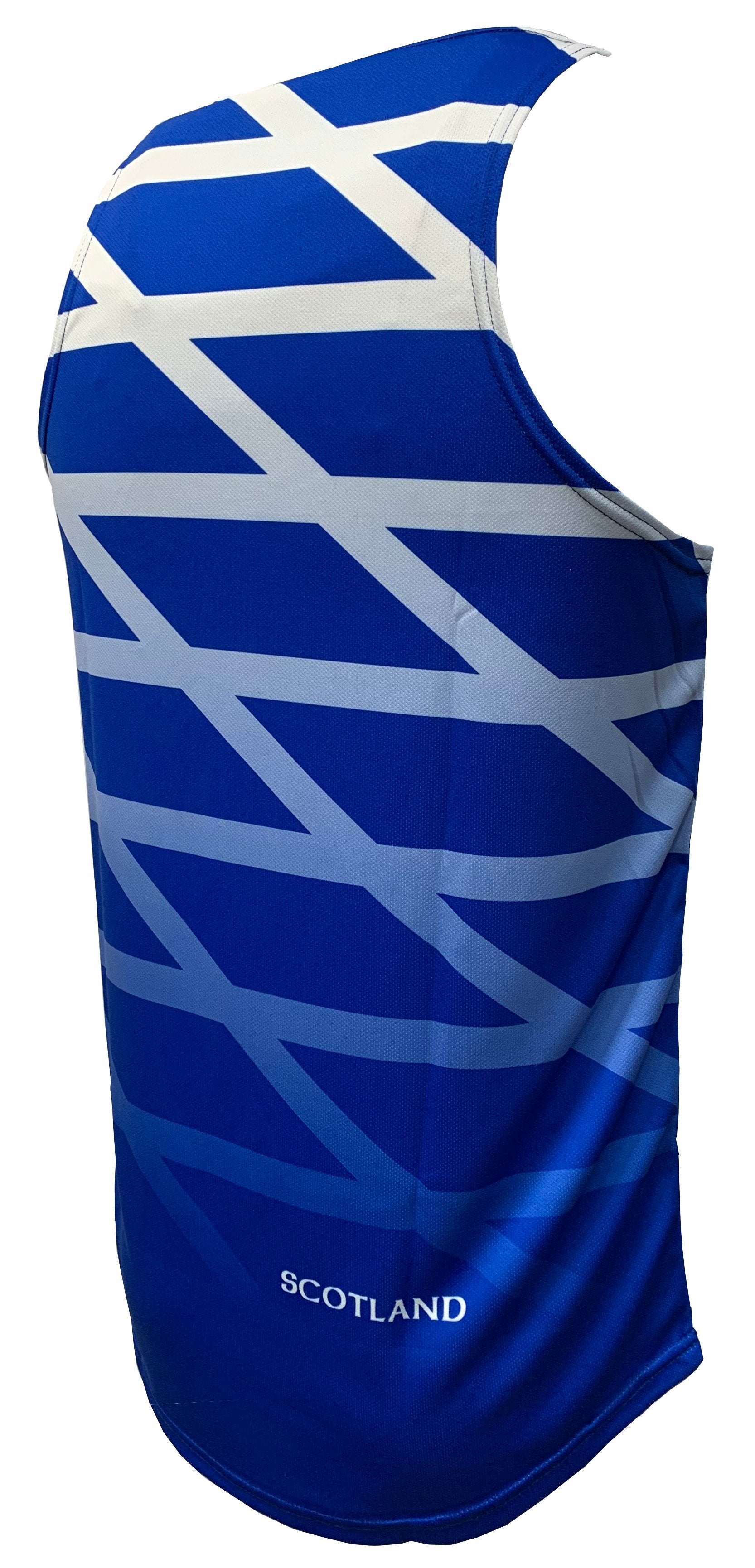 Scotland Flag Running Vest Back