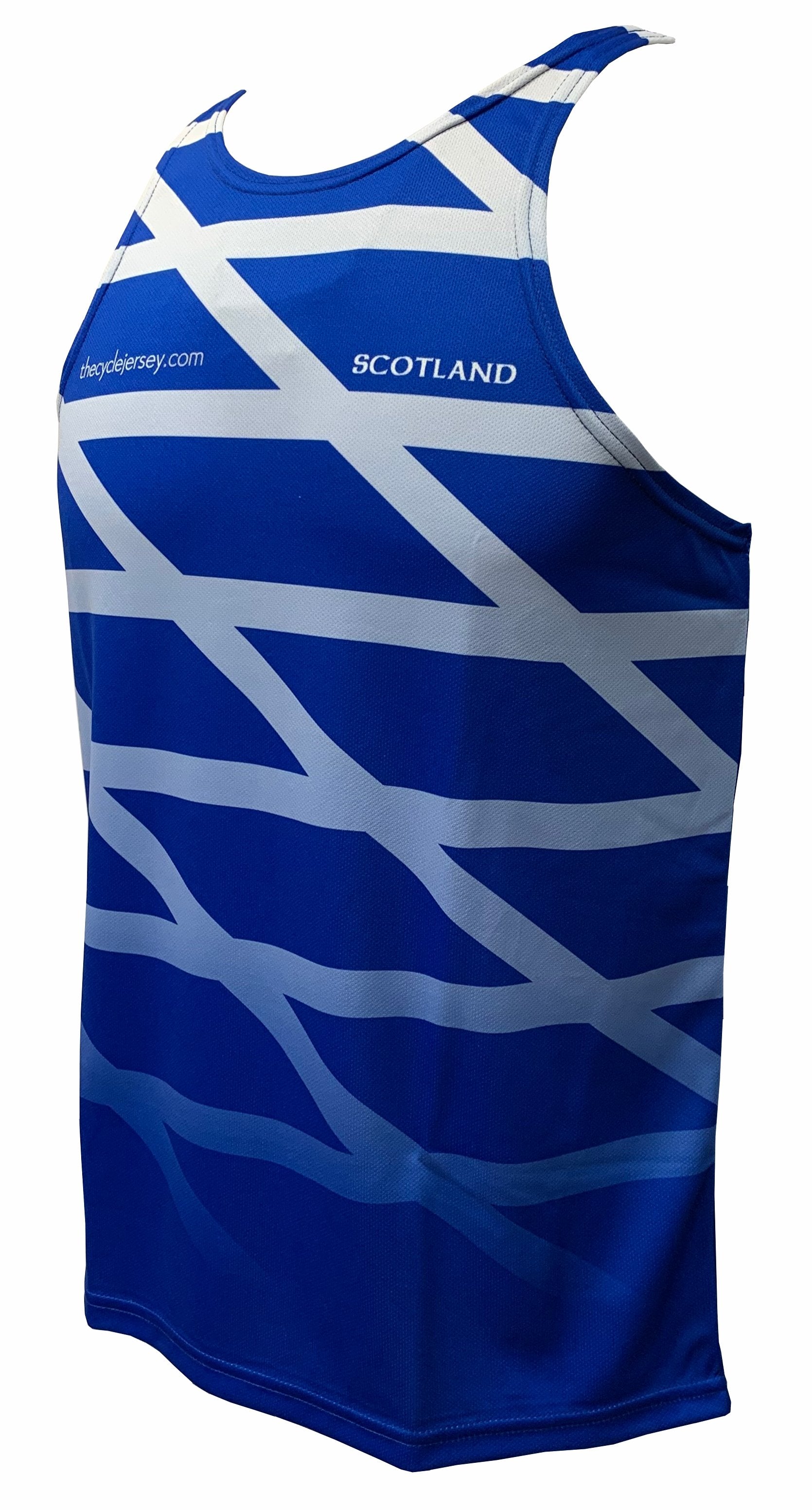 Scotland Flag Running Vest Front
