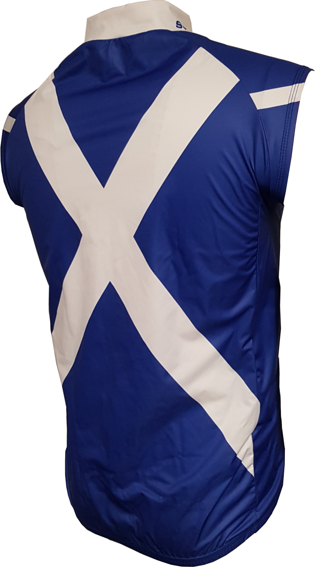 Scotland Saltire Gilet Back