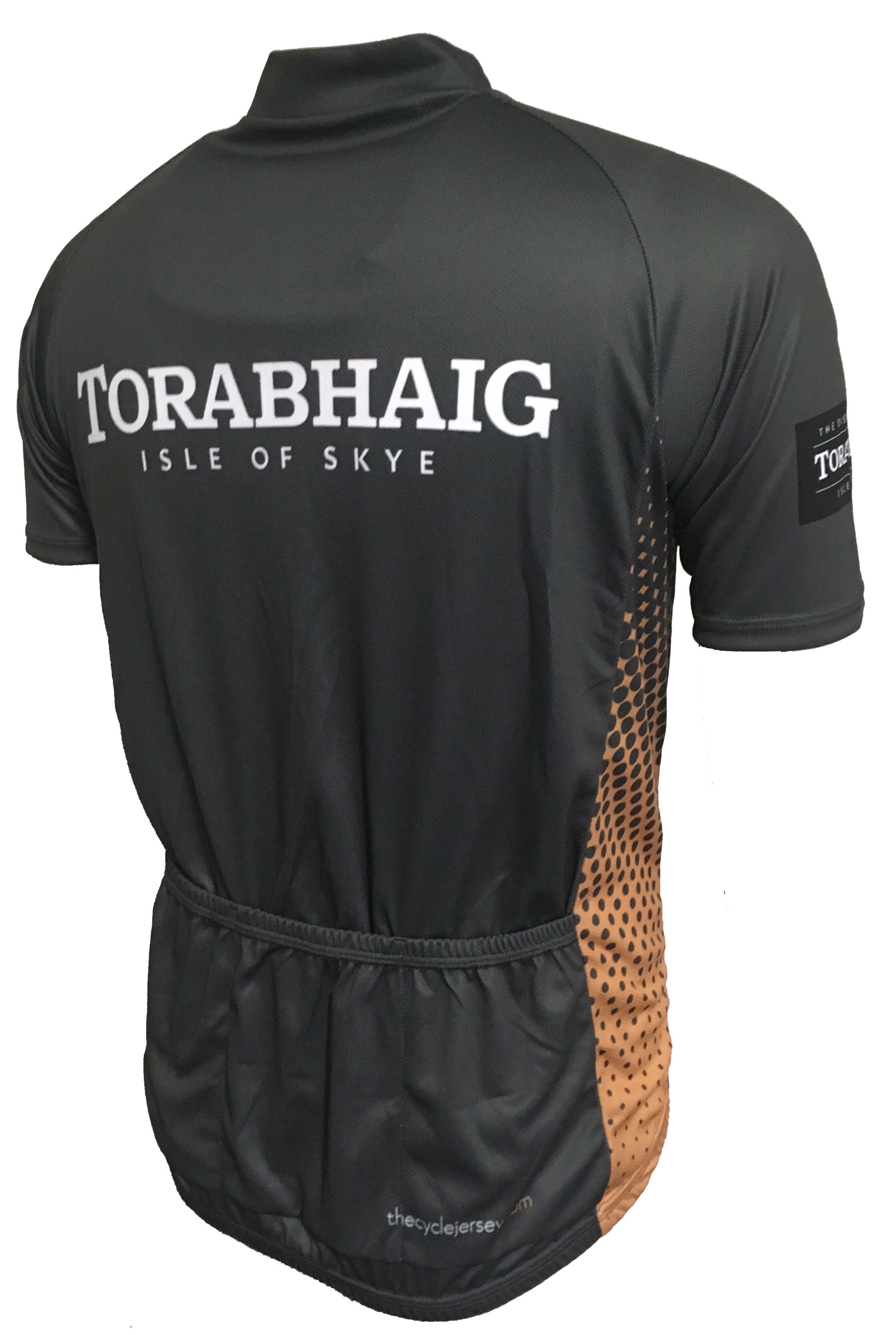 Torabhaig Whisky Gold Road Cycling Jersey Back