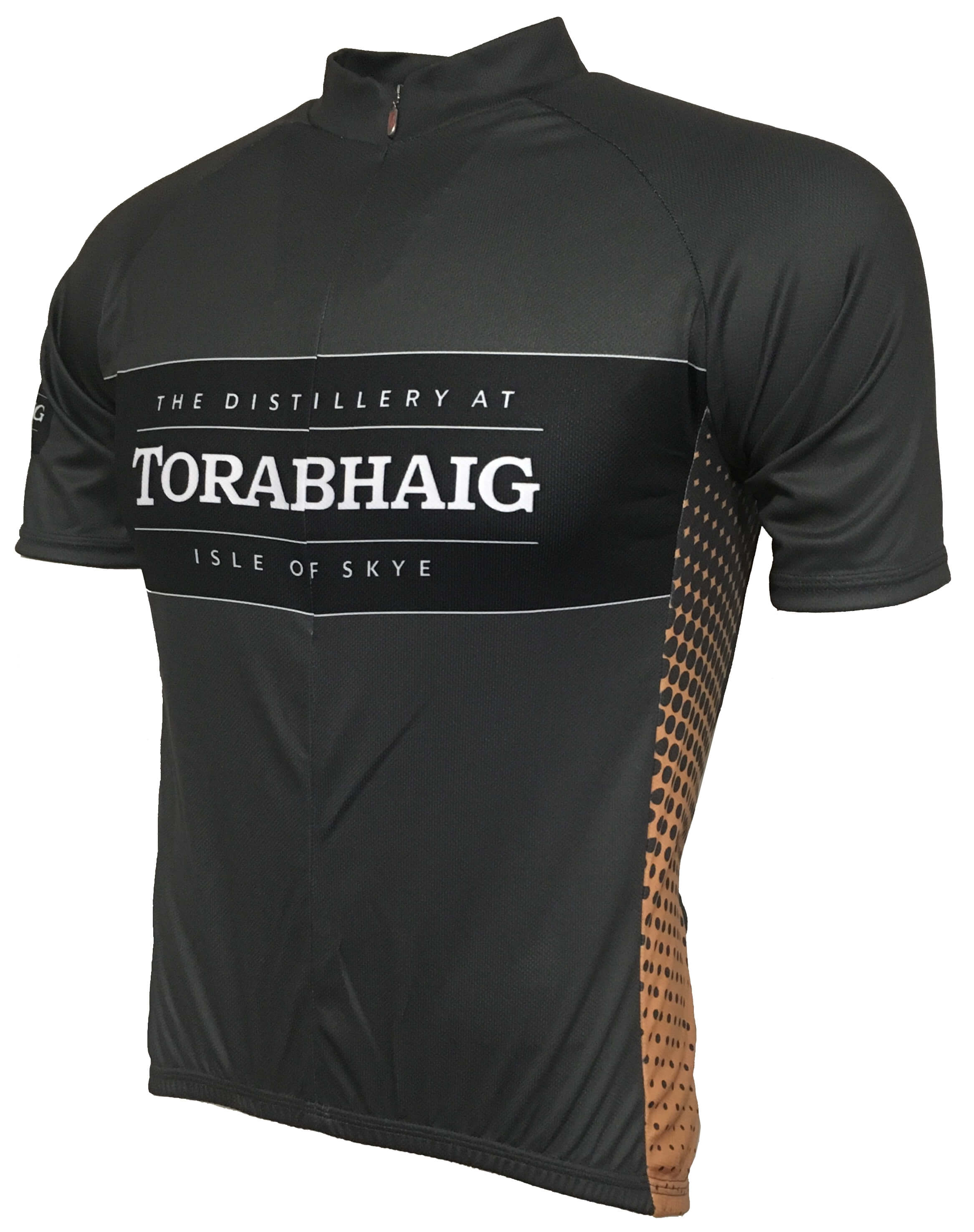 Torabhaig Whisky Gold Road Cycling Jersey Front 
