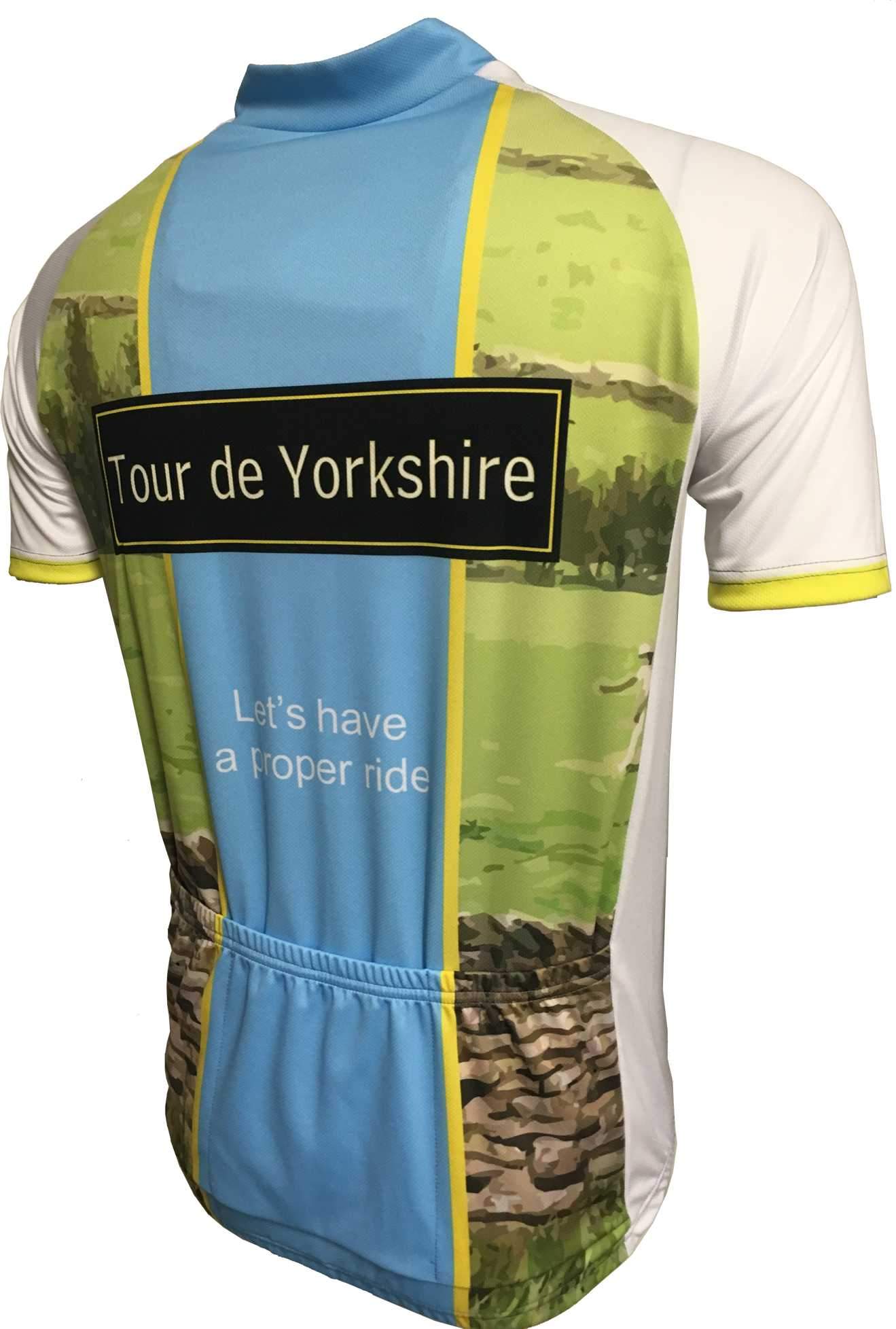 Tour De Yorkshire Cycling Jersey Back