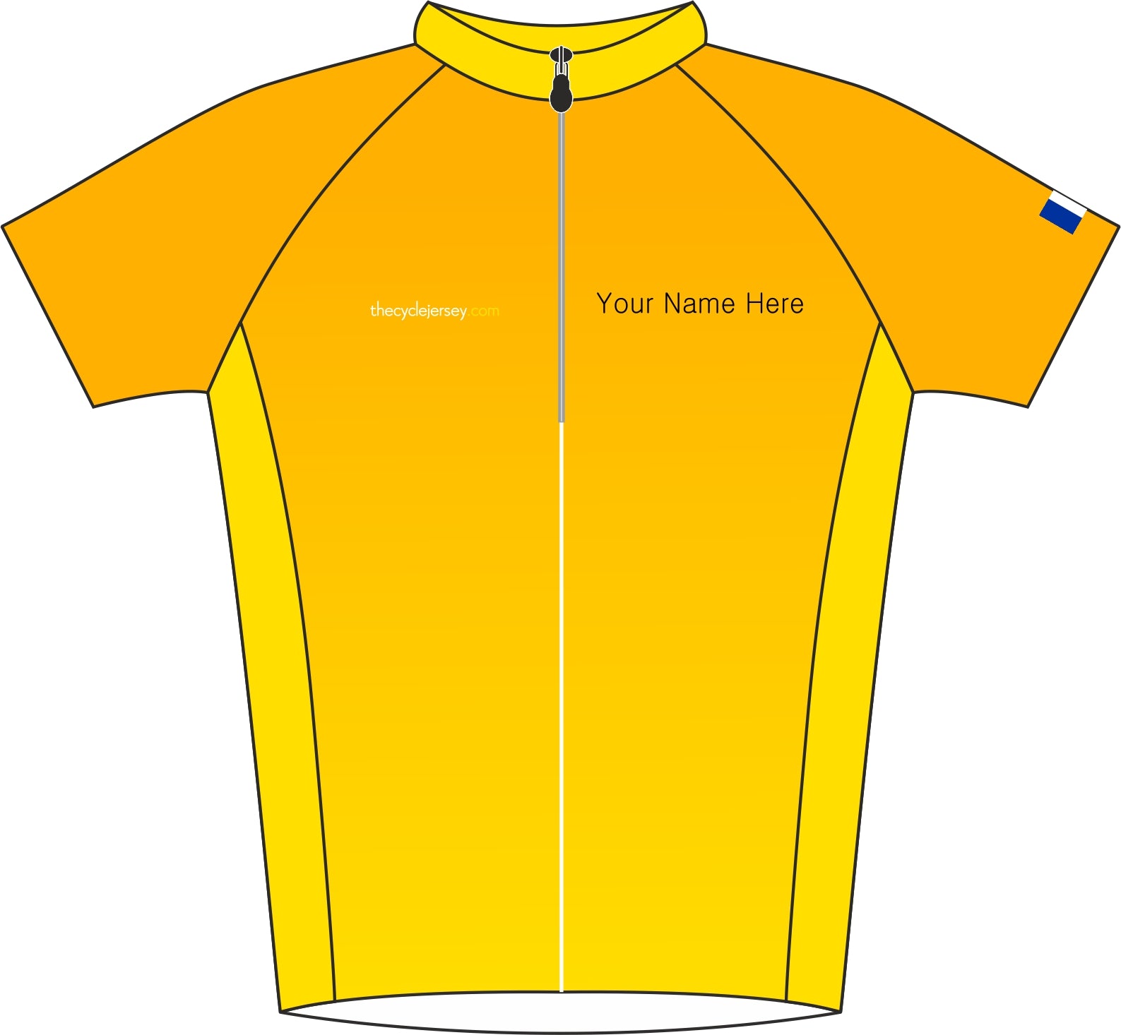 Le Tour De France Road Cycle Jersey Front