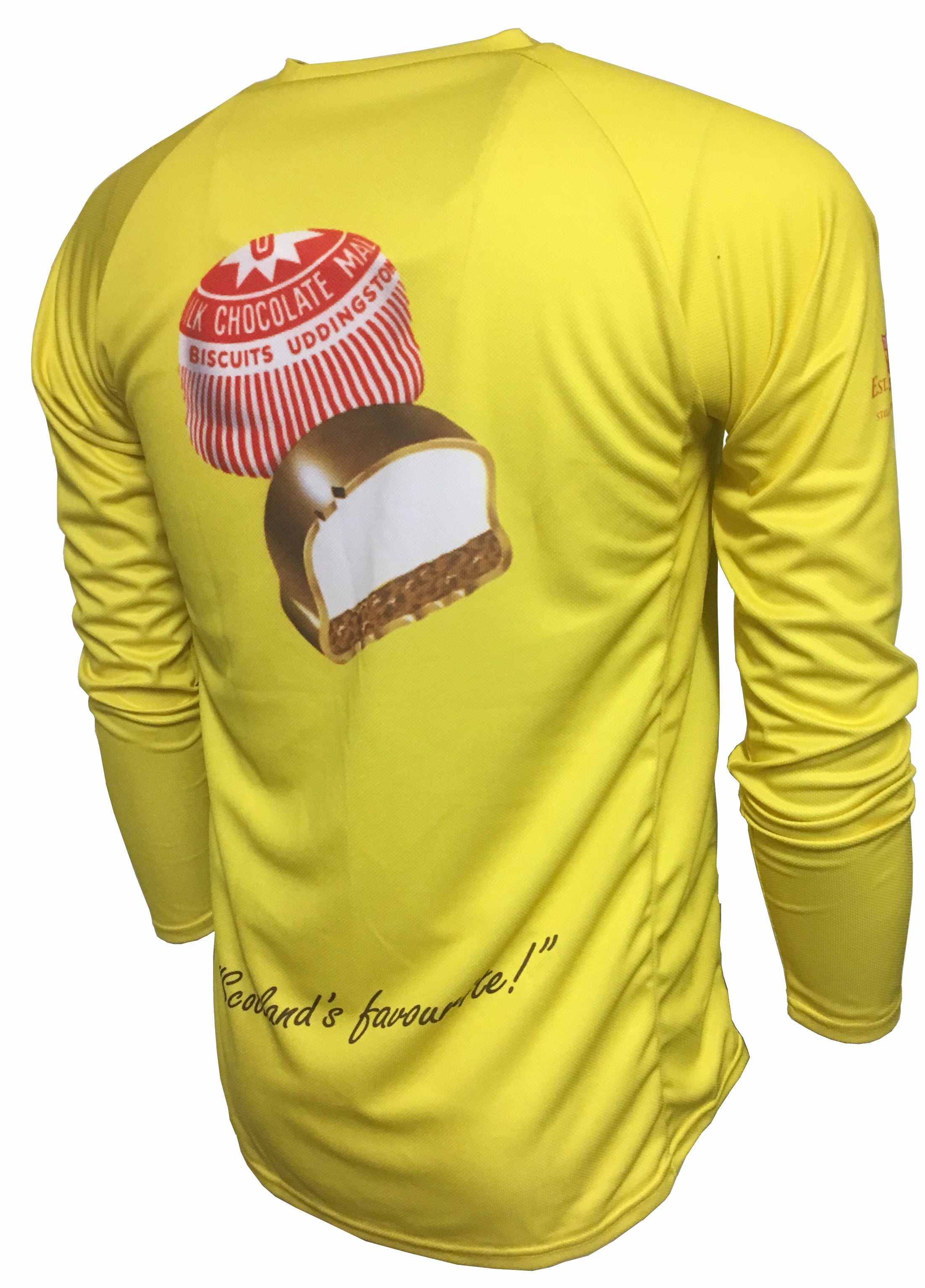 Tunnocks Tea Cake Enduro Jersey Back 