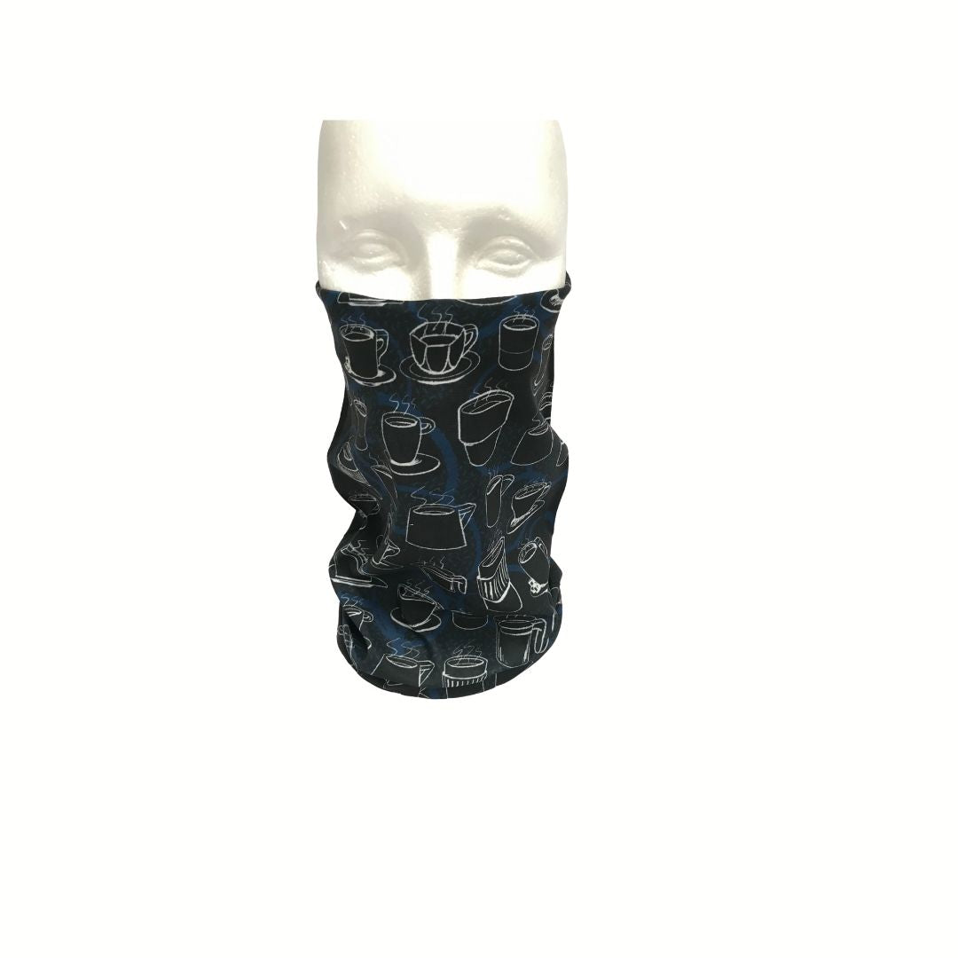 Blue Coffee Cup Snood