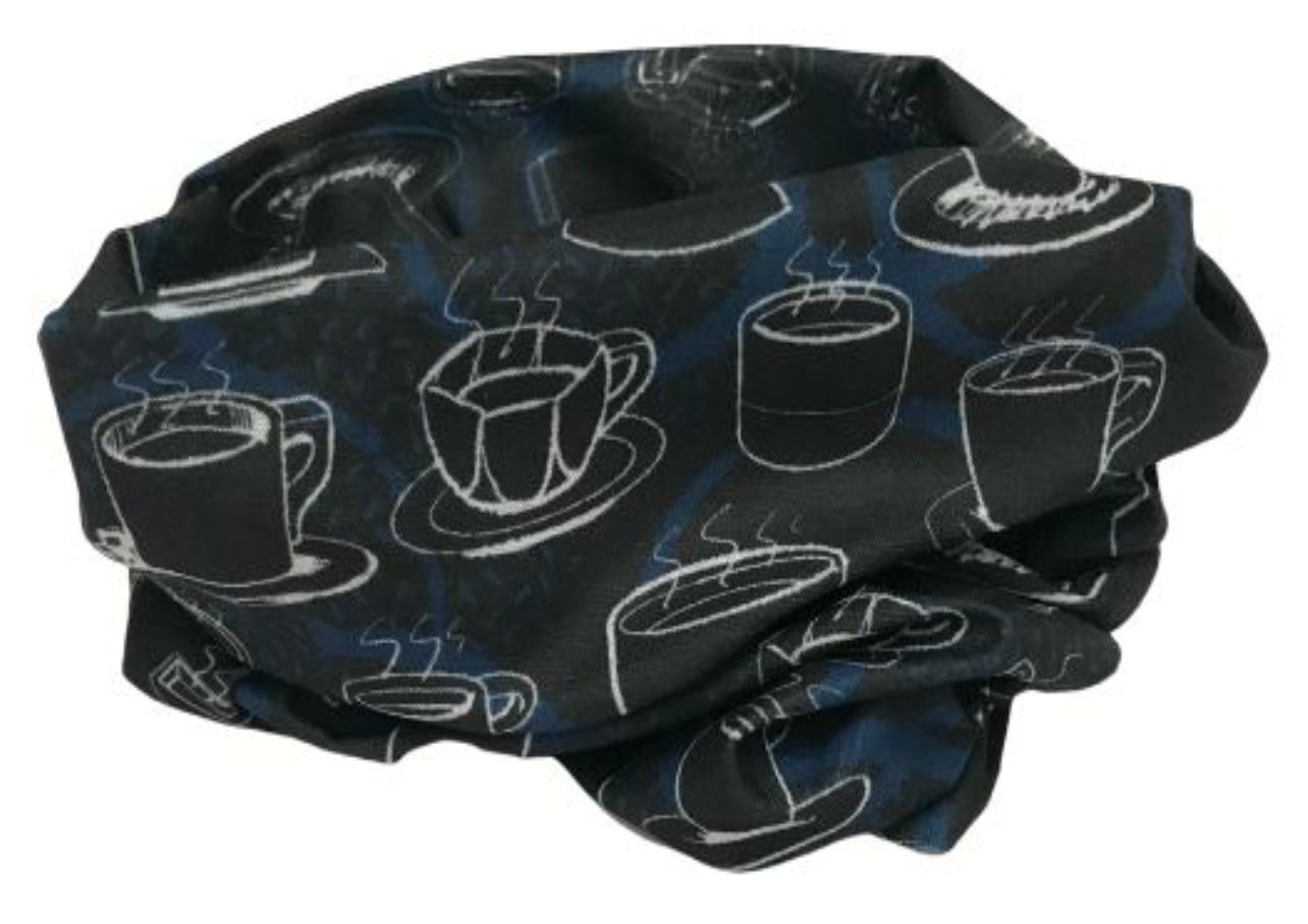 Blue Coffee Cup Snood