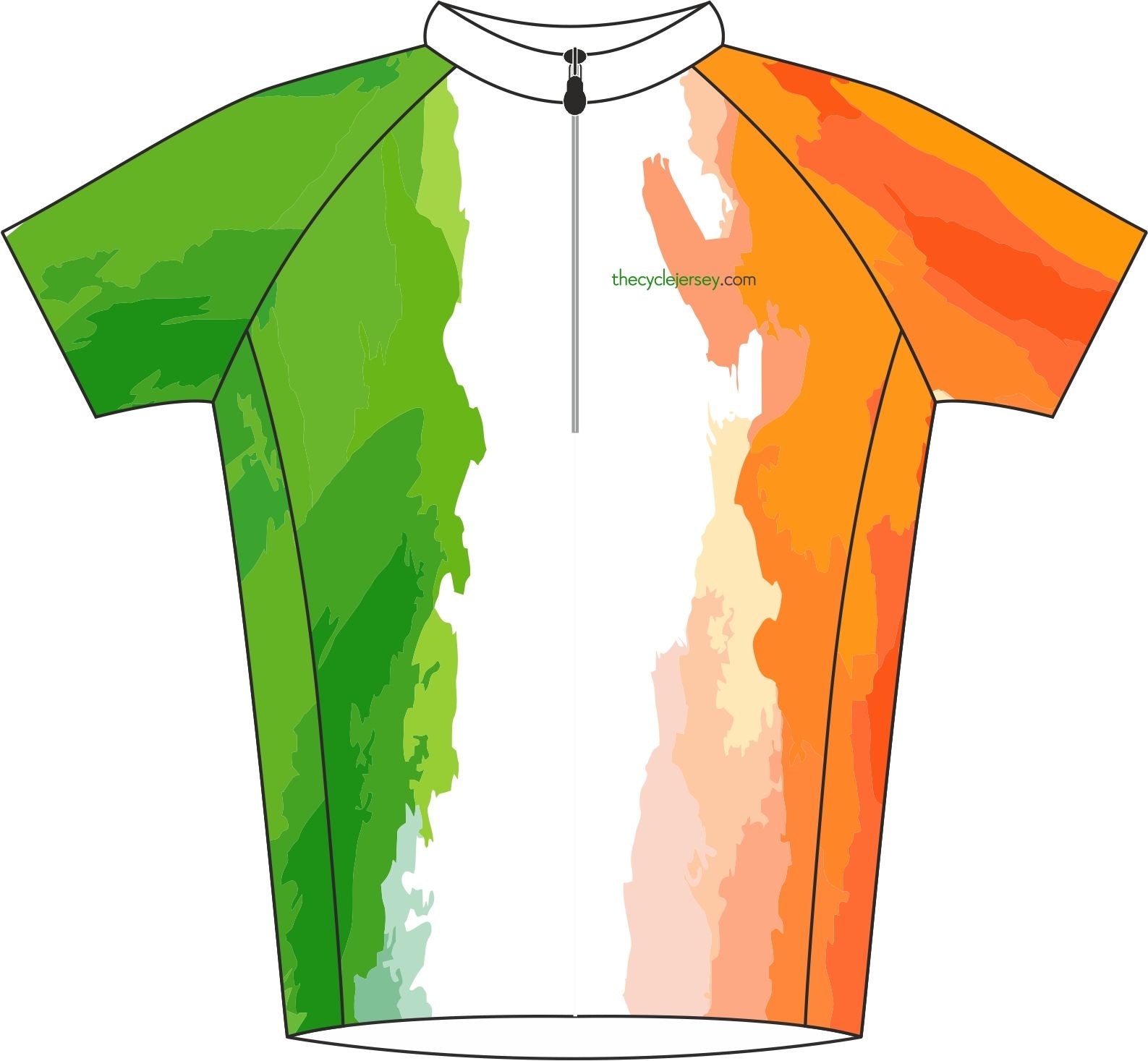 Ireland Kids Cycle Jersey Front