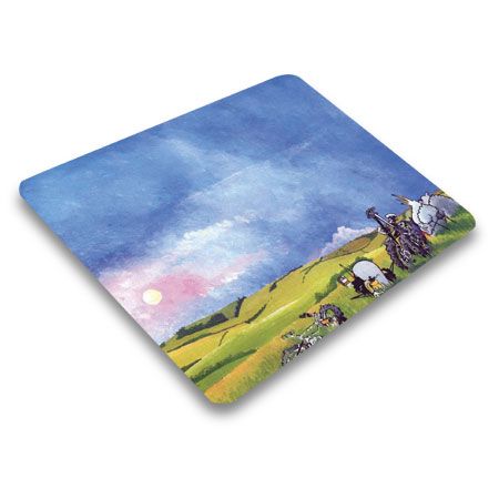 Mint Sauce Sunset Mouse Mat