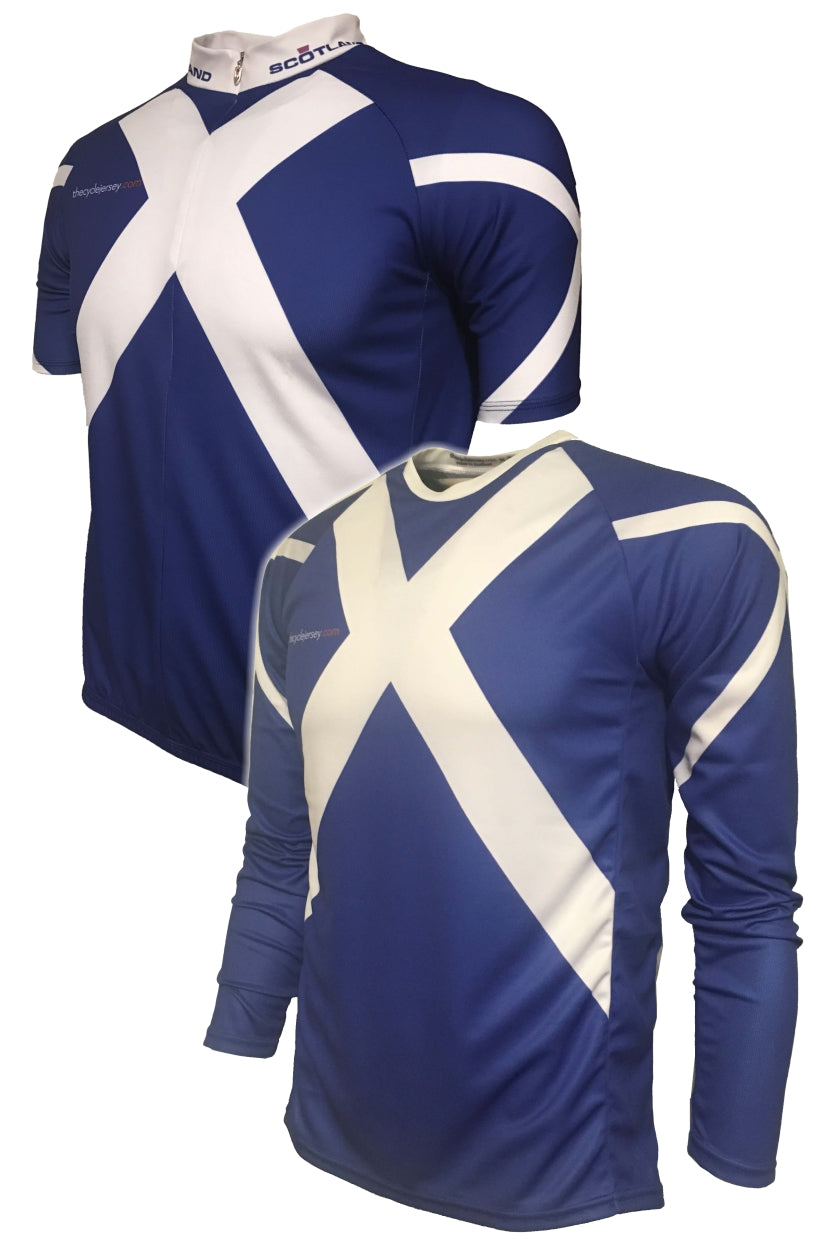 Scotland Saltire Kids Cycle Jersey Thumbnail Image