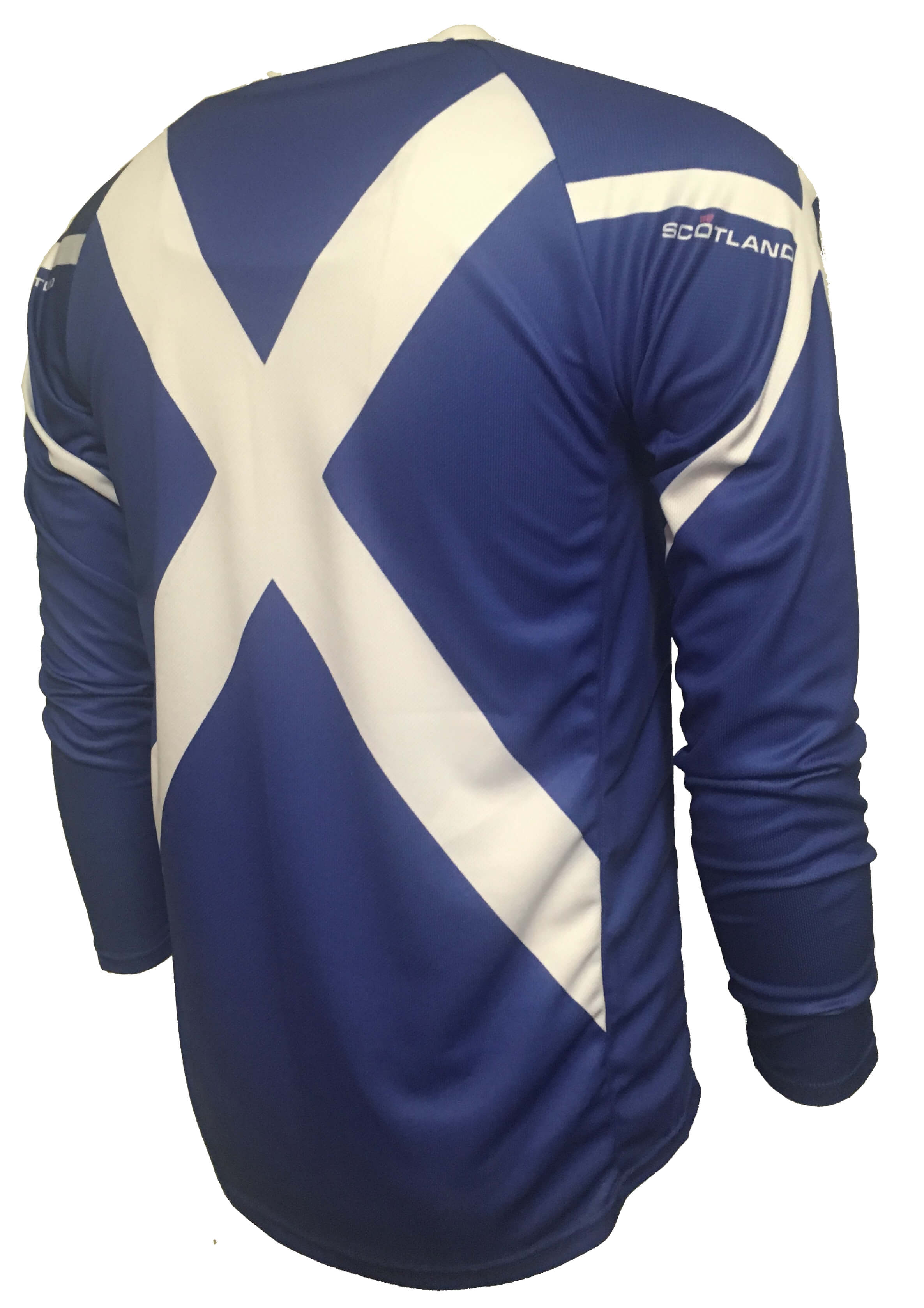 Scotland Saltire Enduro Cycle Jersey Back