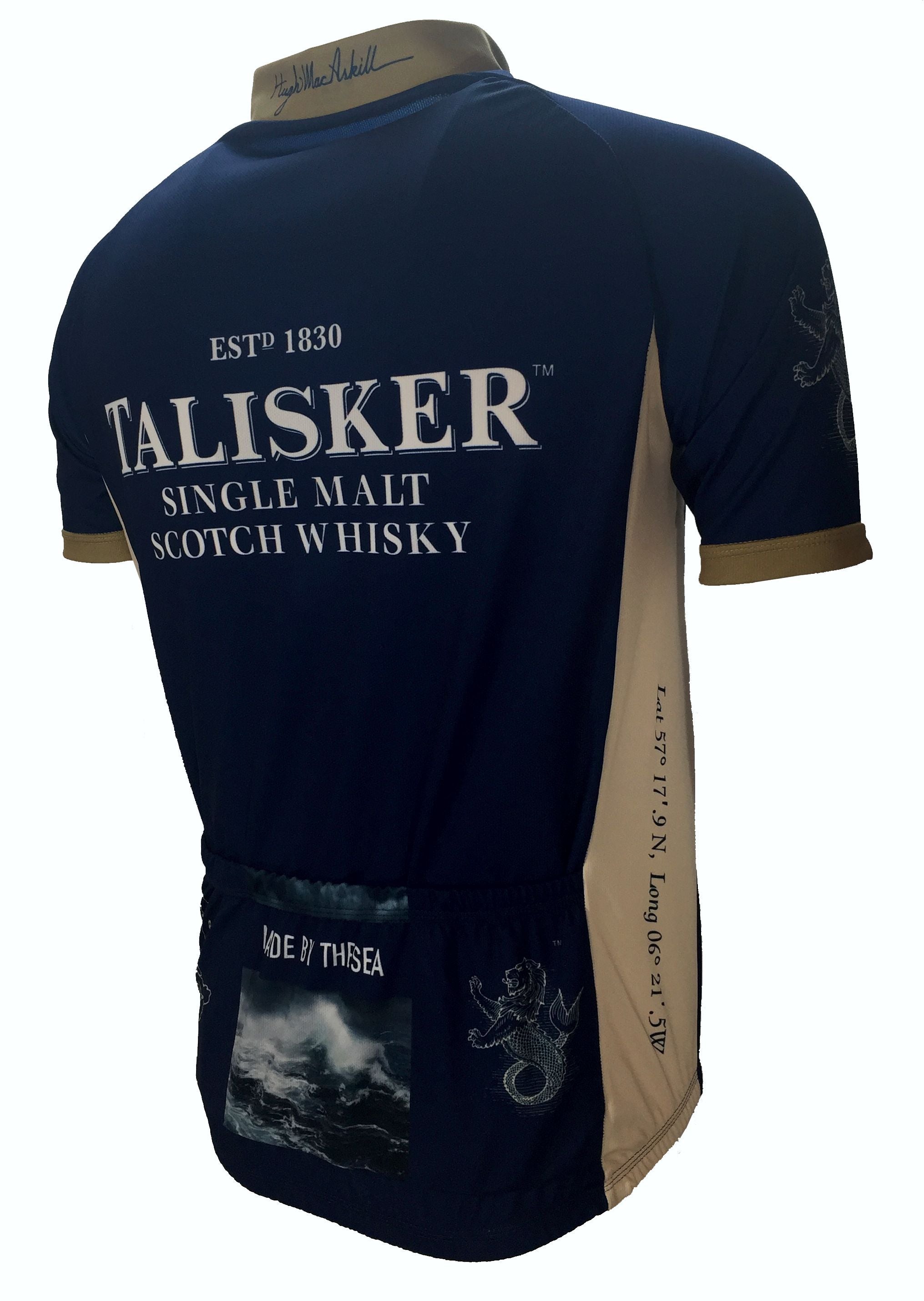 Talisker Winter Weight Cycling Jersey Back