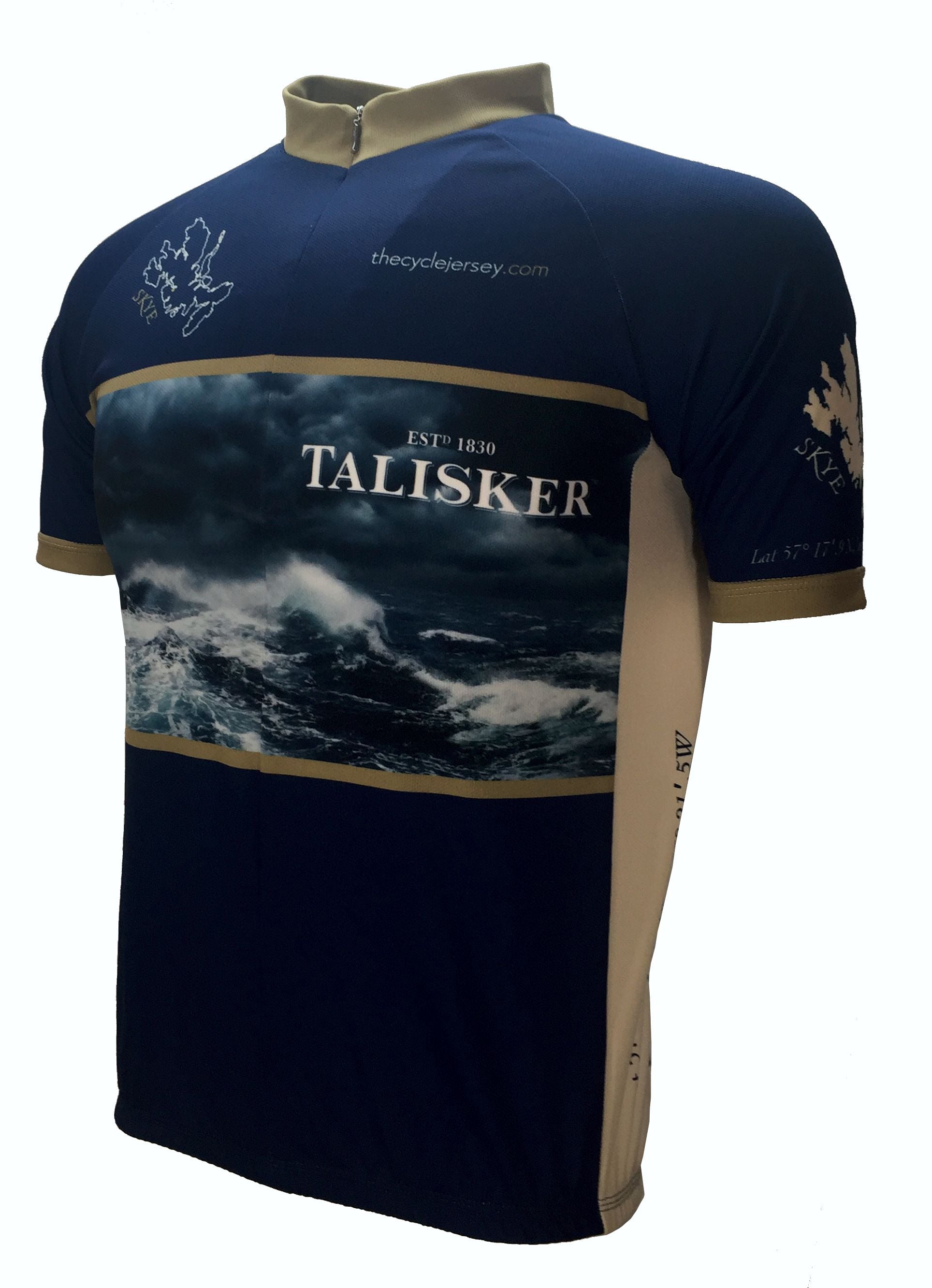 Talisker Winter Weight Cycling Jersey Front