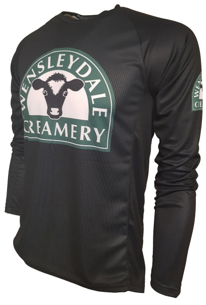 Wensleydale Cheese Creamery Kids Enduro Cycling Jersey Front 